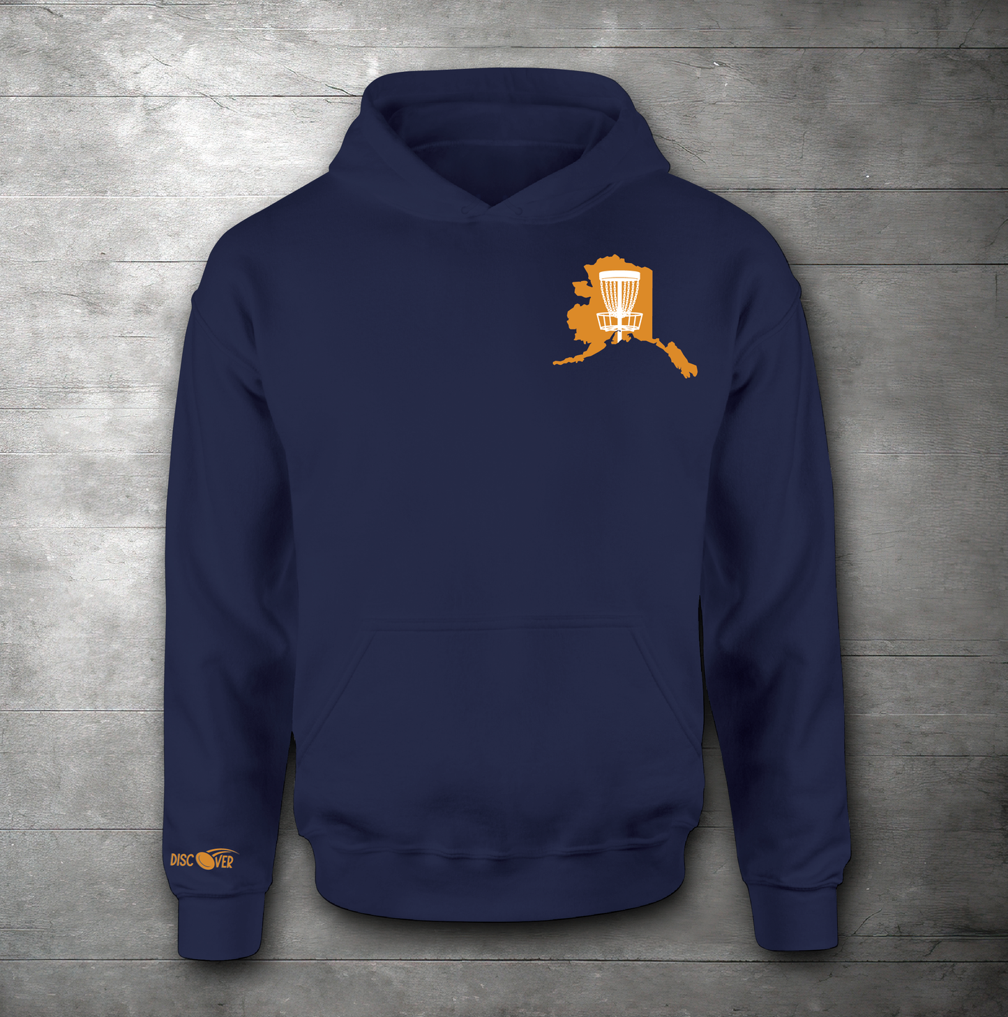 Alaska State Basket Disc Golf Sweatshirt