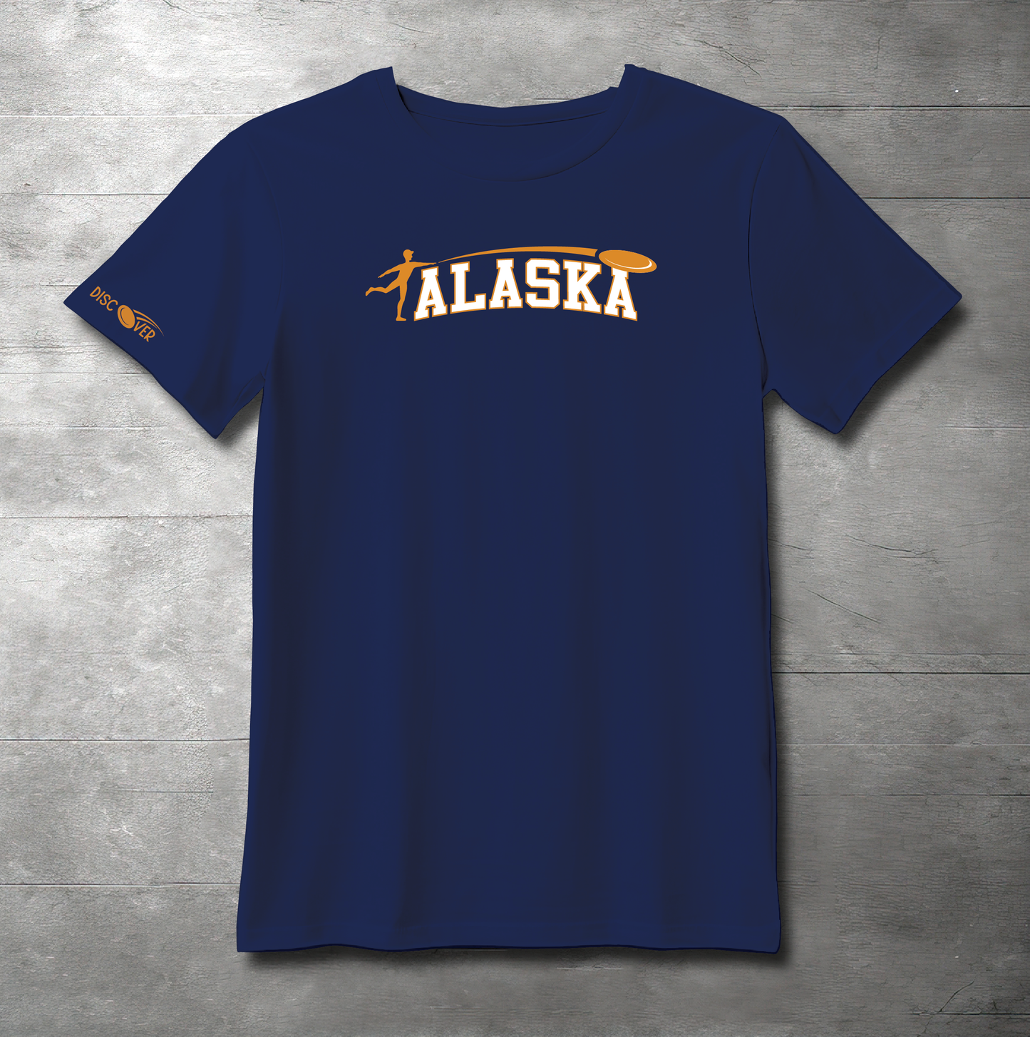 Alaska State Throw Disc Golf T-shirt