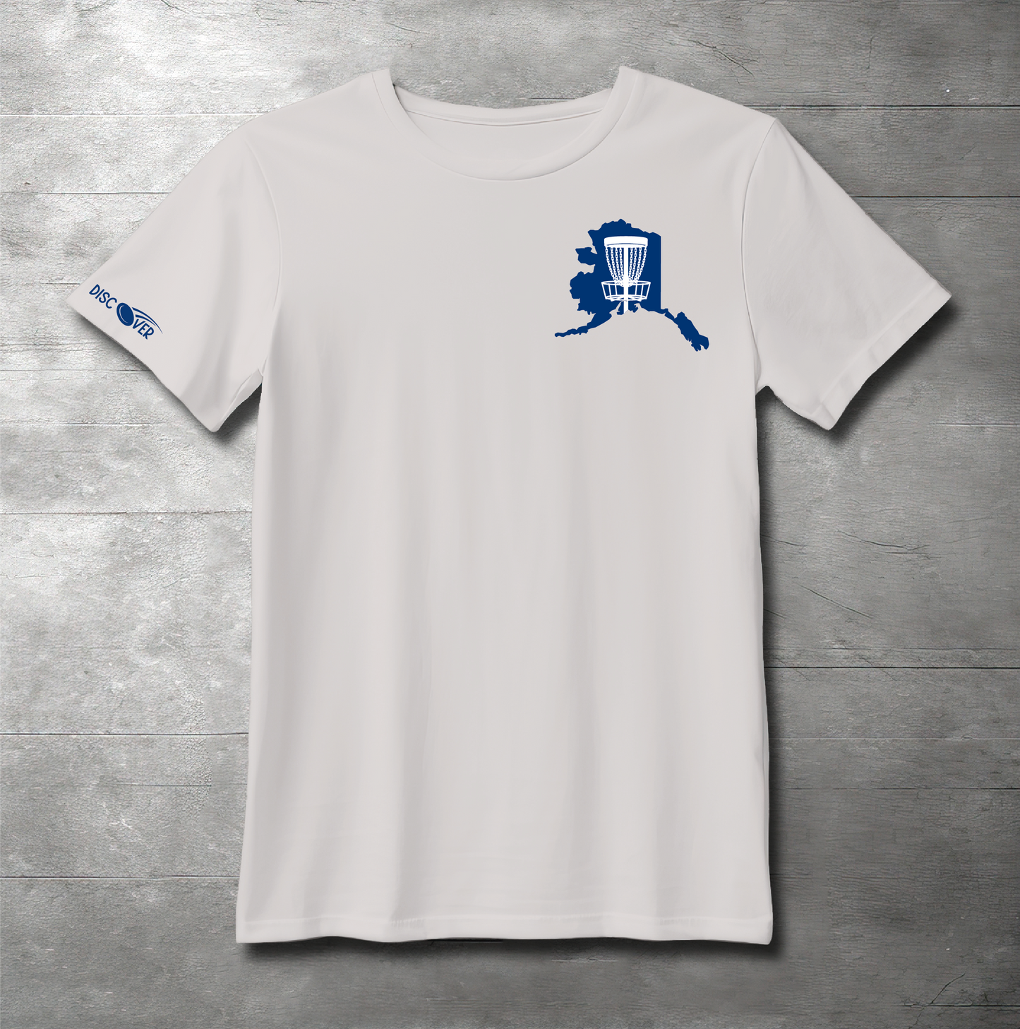 Alaska State Basket Disc Golf T-shirt