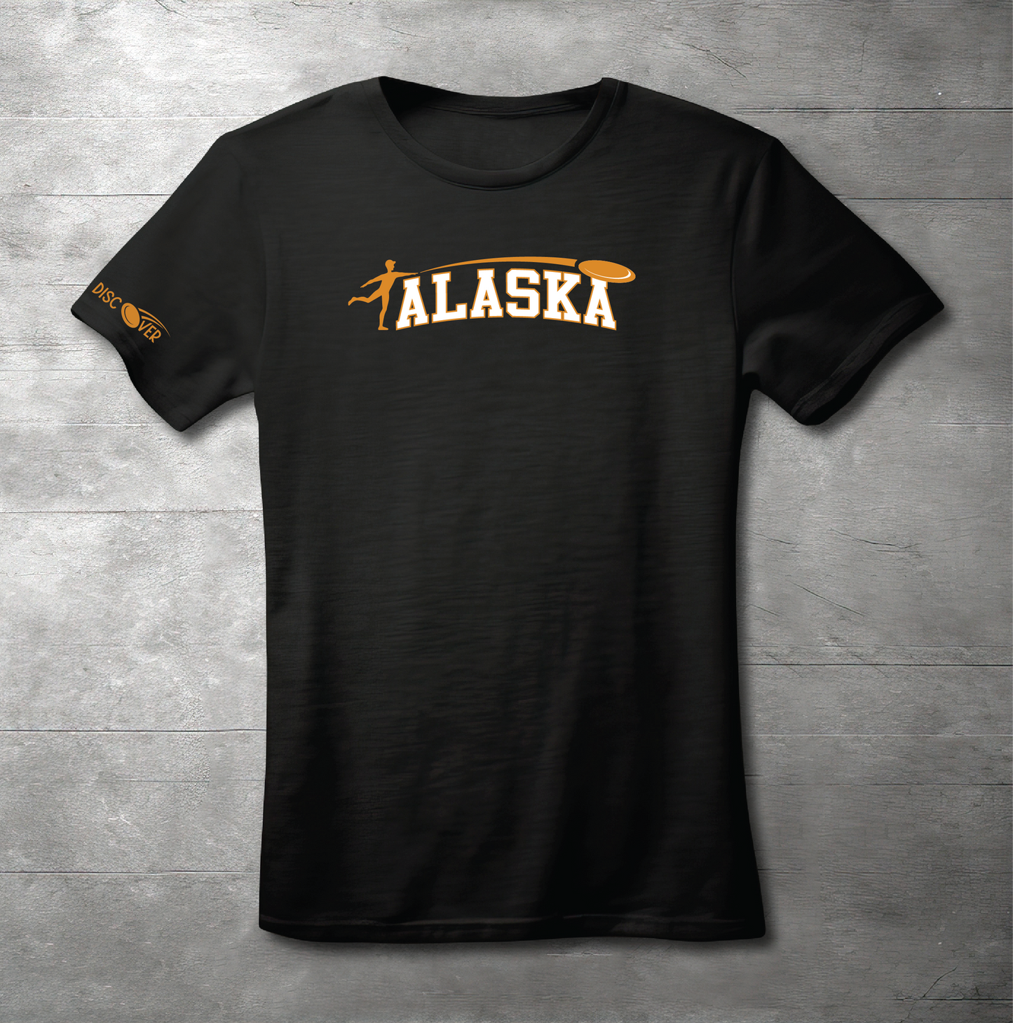 Alaska State Throw Disc Golf T-shirt