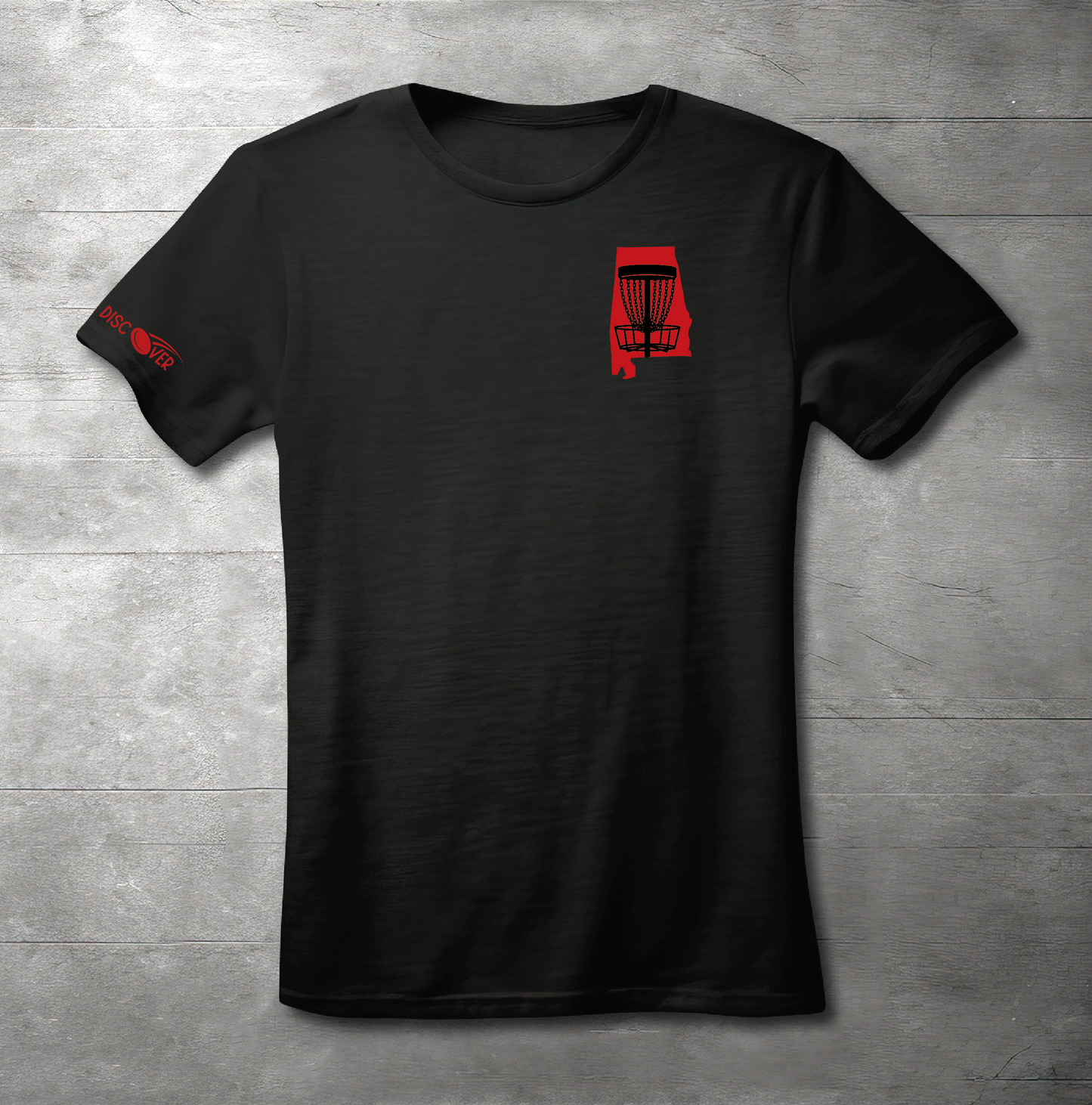 Alabama State Basket Disc Golf T-shirt