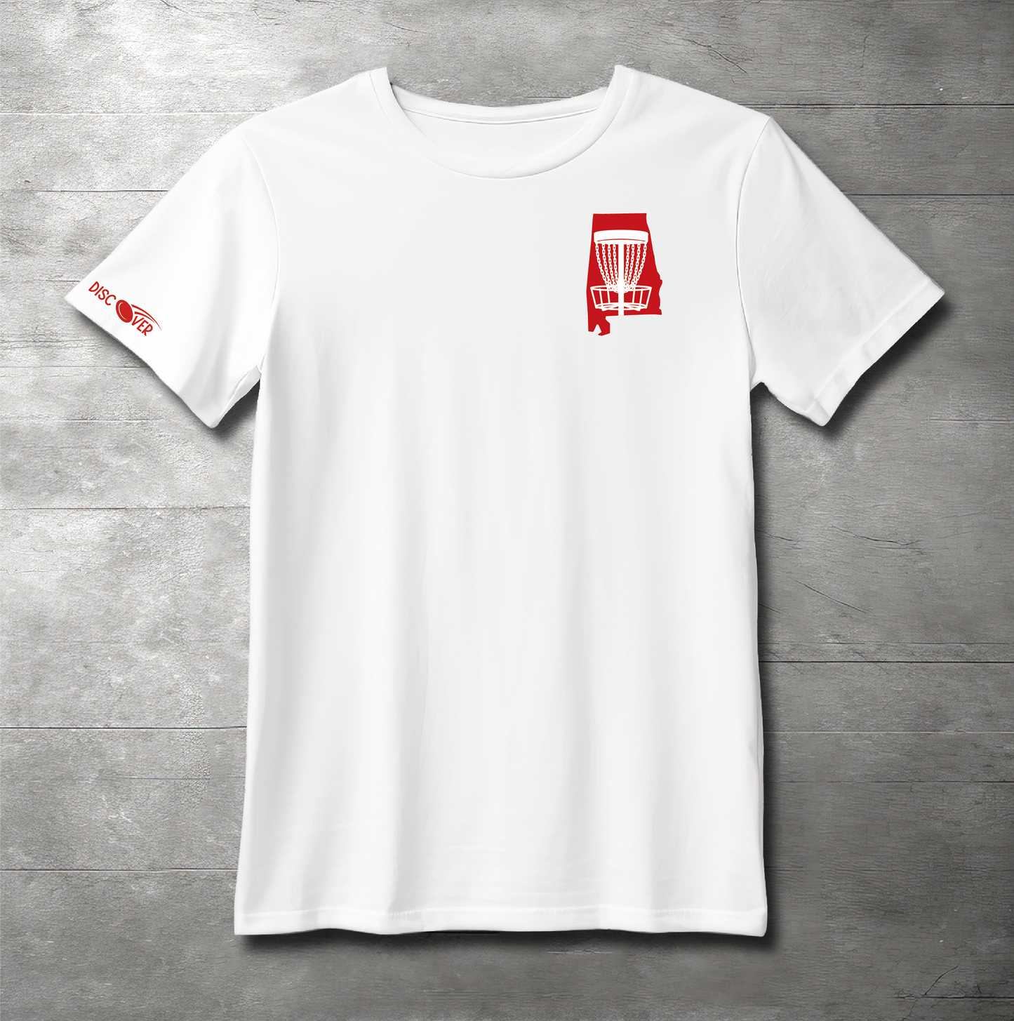 Alabama State Basket Disc Golf T-shirt