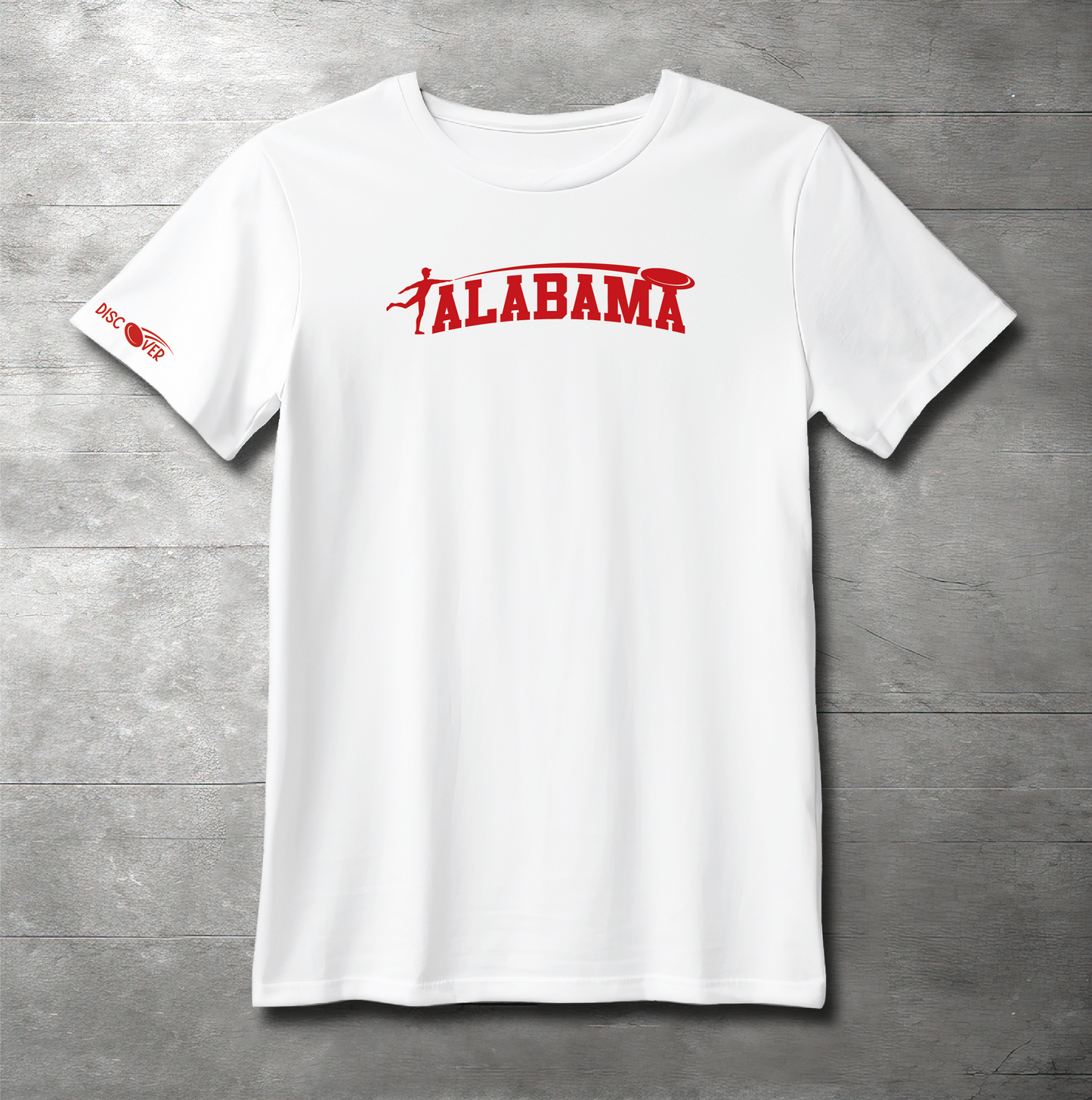 Alabama State Throw Disc Golf T-shirt