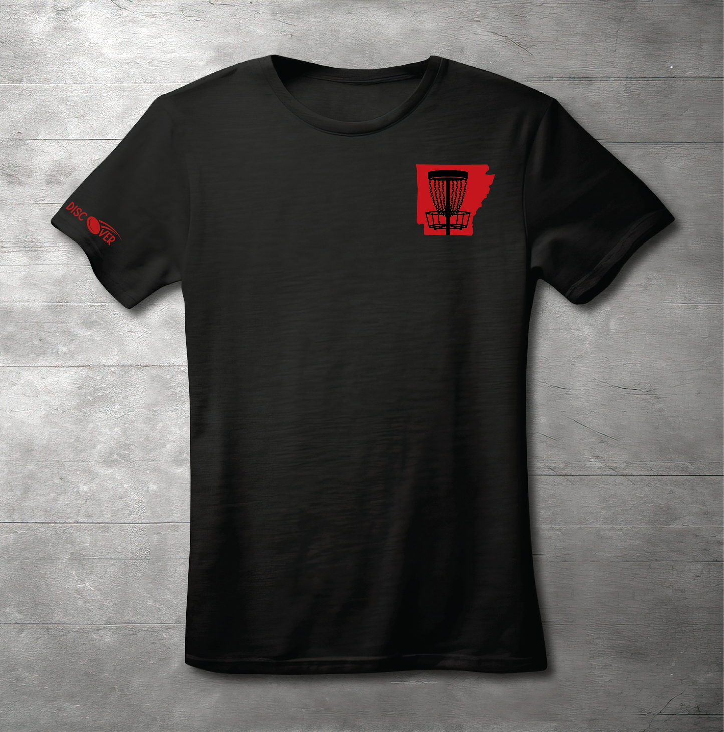Arkansas State Basket Disc Golf T-shirt