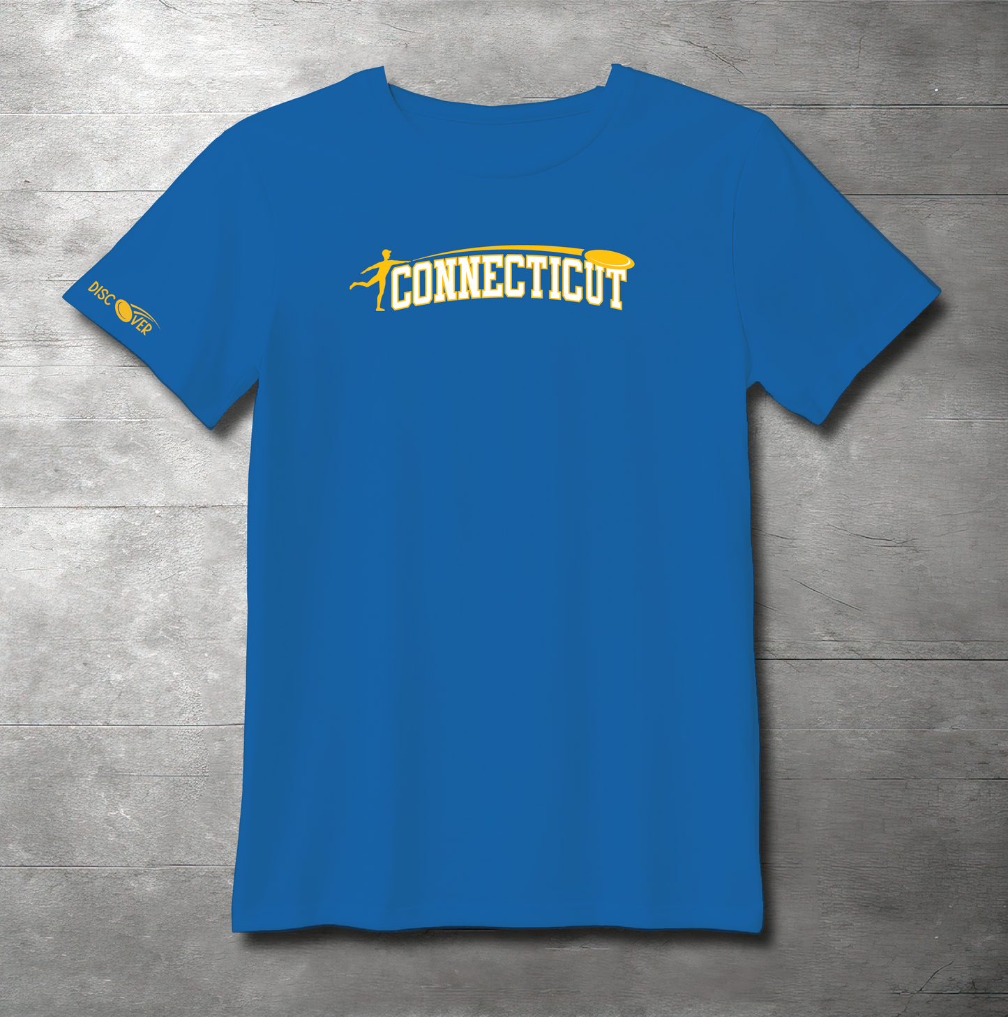Connecticut State Throw Disc Golf T-shirt