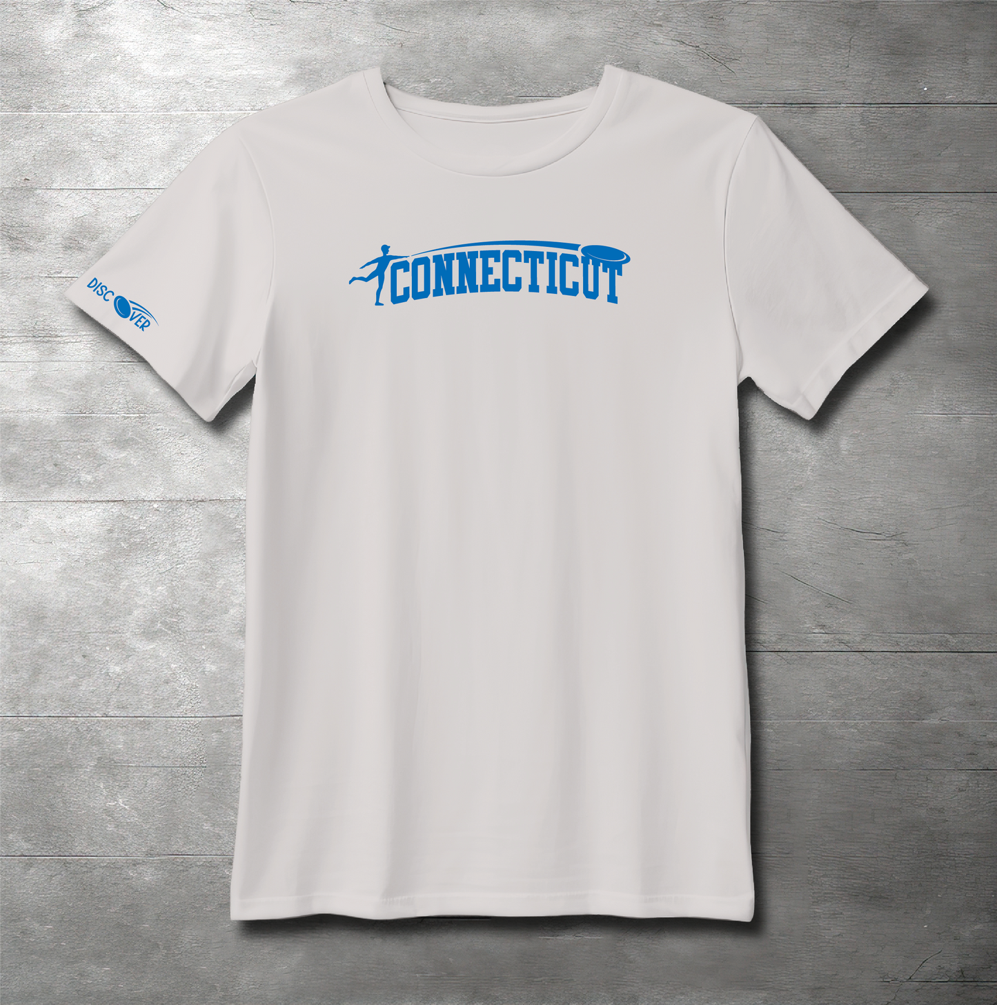 Connecticut State Throw Disc Golf T-shirt