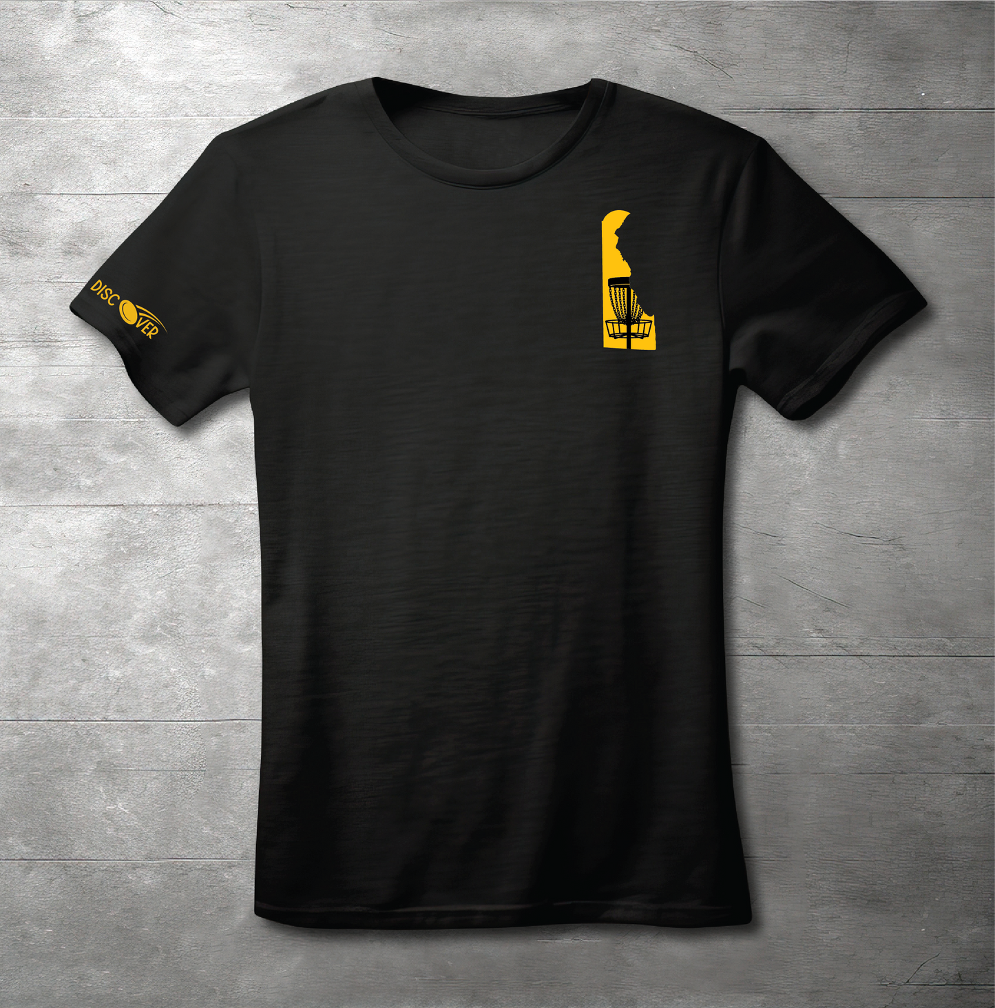 Delaware State Basket Disc Golf T-shirt