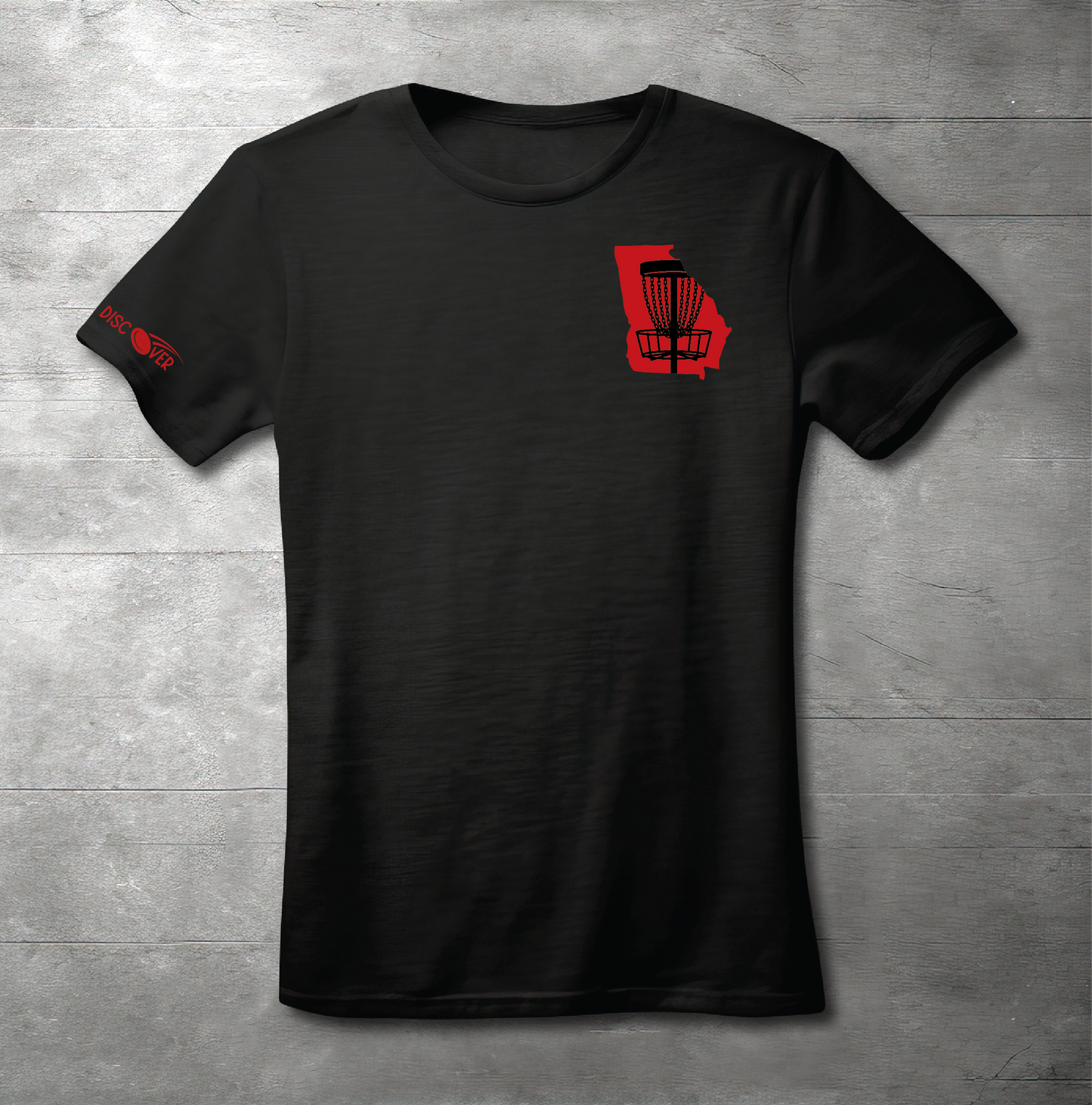 Georgia State Basket Disc Golf T-shirt