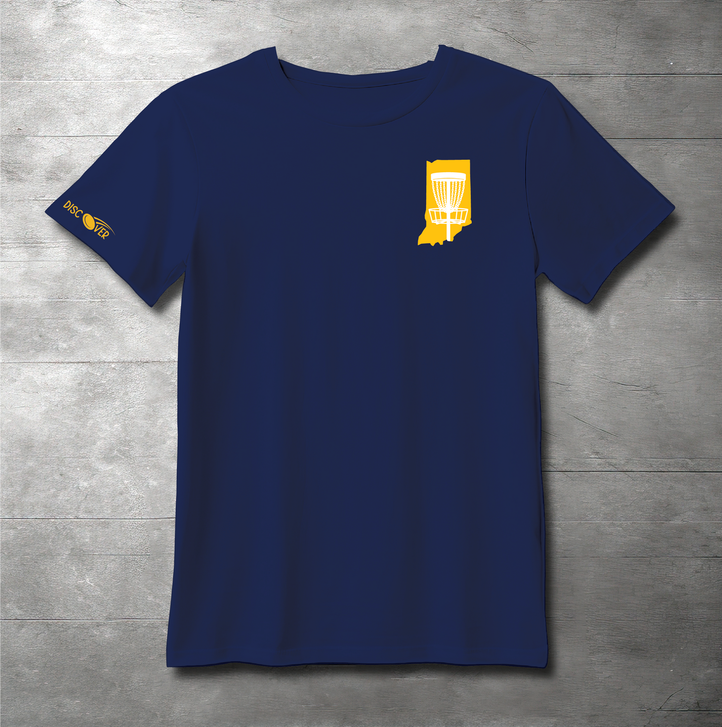 Indiana State Basket Disc Golf T-shirt