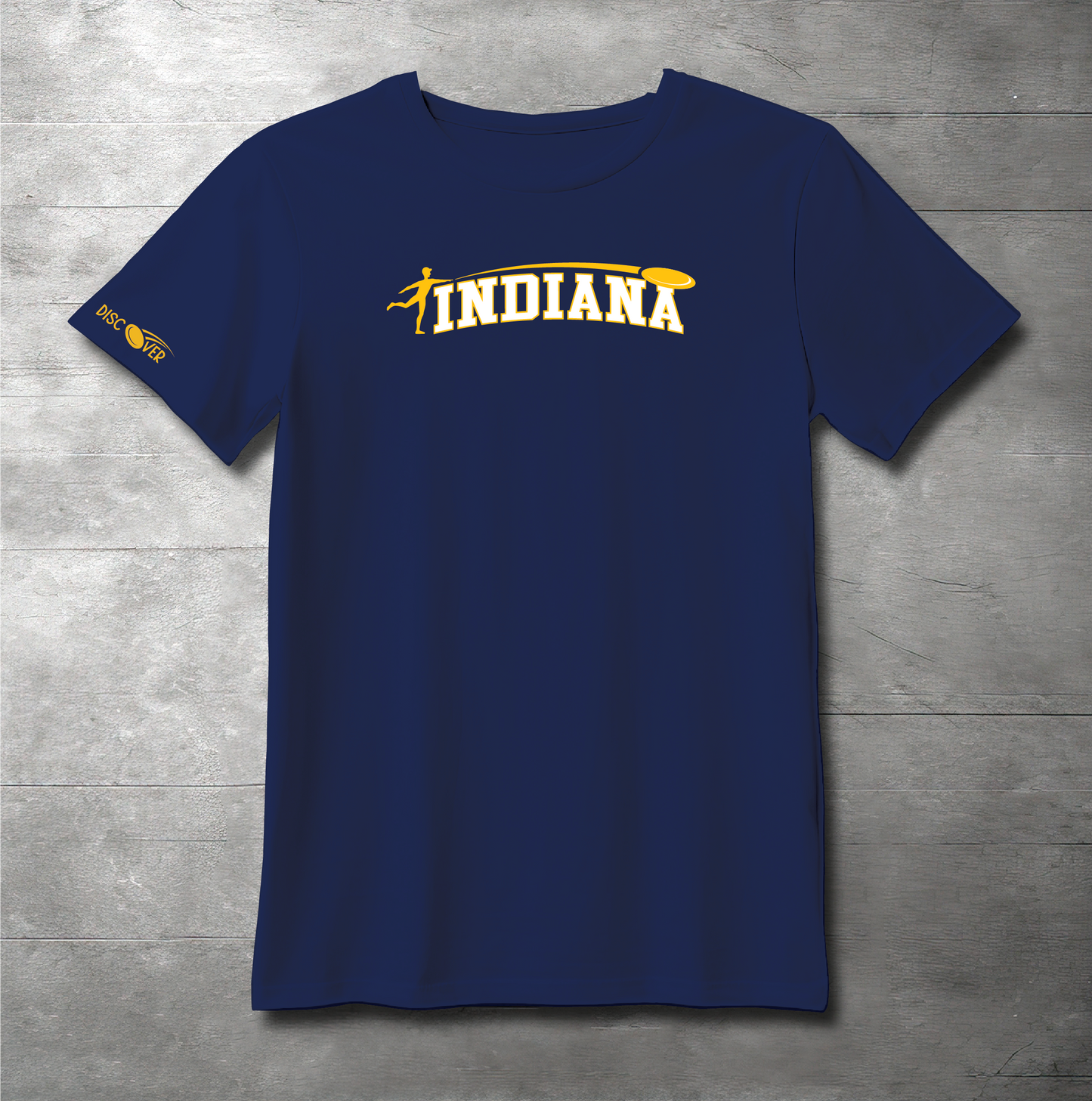 Indiana State Throw Disc Golf T-shirt