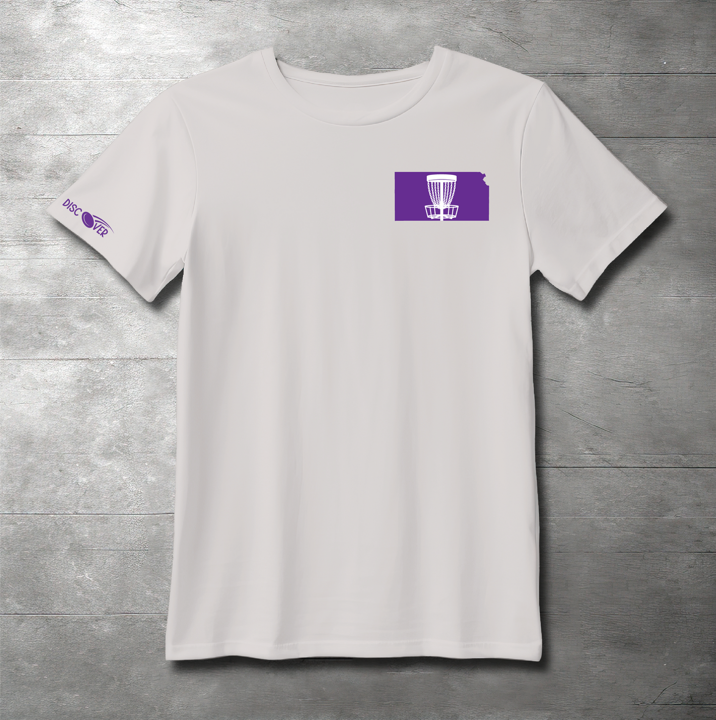 Kansas State Basket Disc Golf T-shirt