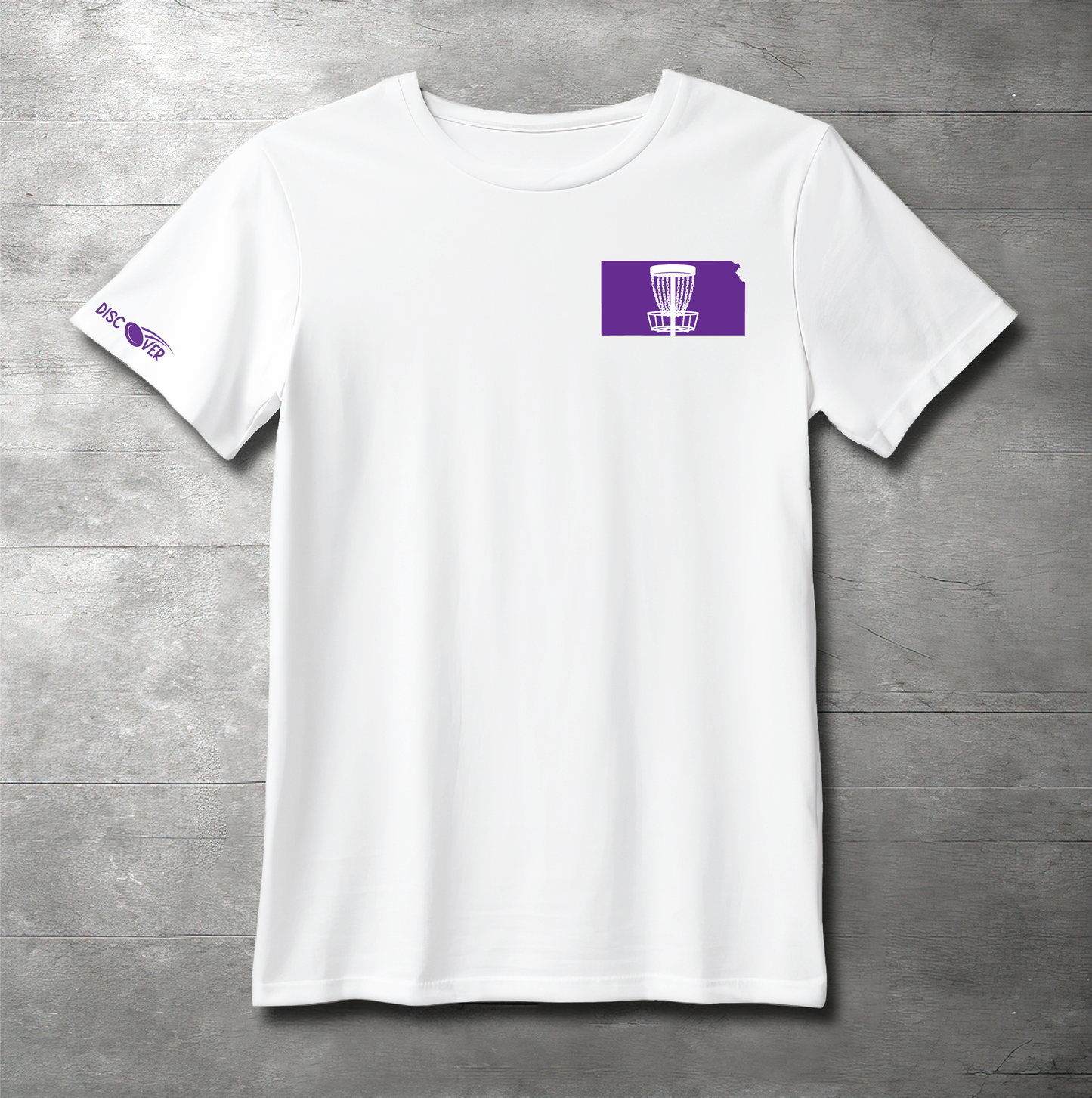 Kansas State Basket Disc Golf T-shirt