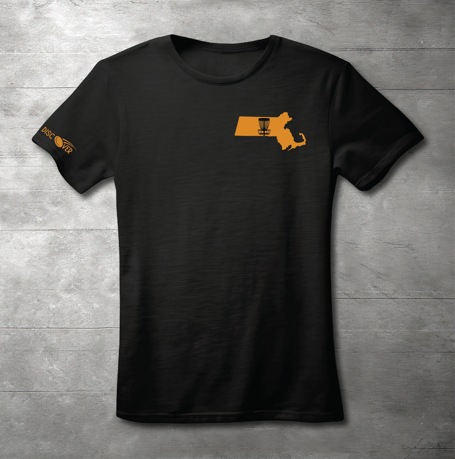 Massachusetts State Basket Disc Golf T-shirt