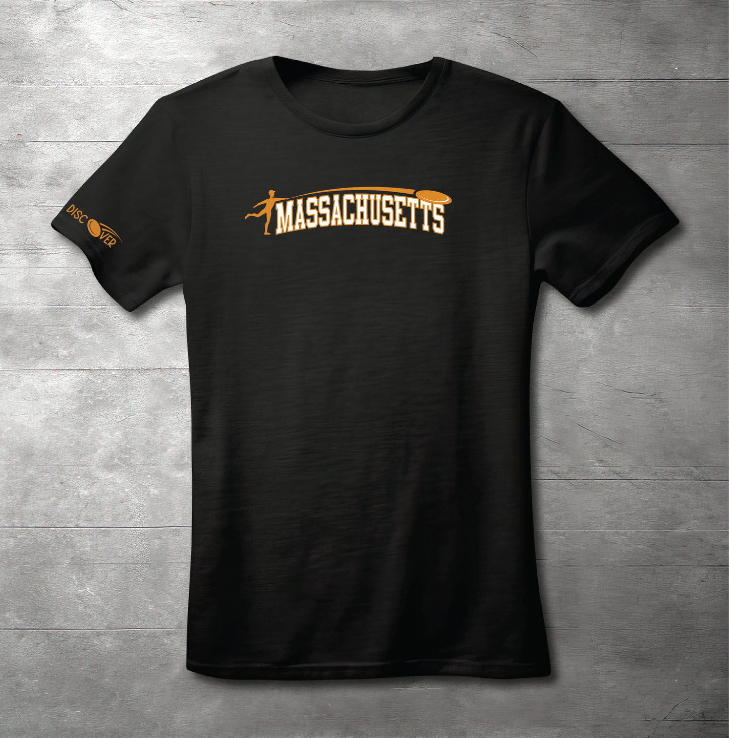 Massachusetts State Throw Disc Golf T-shirt