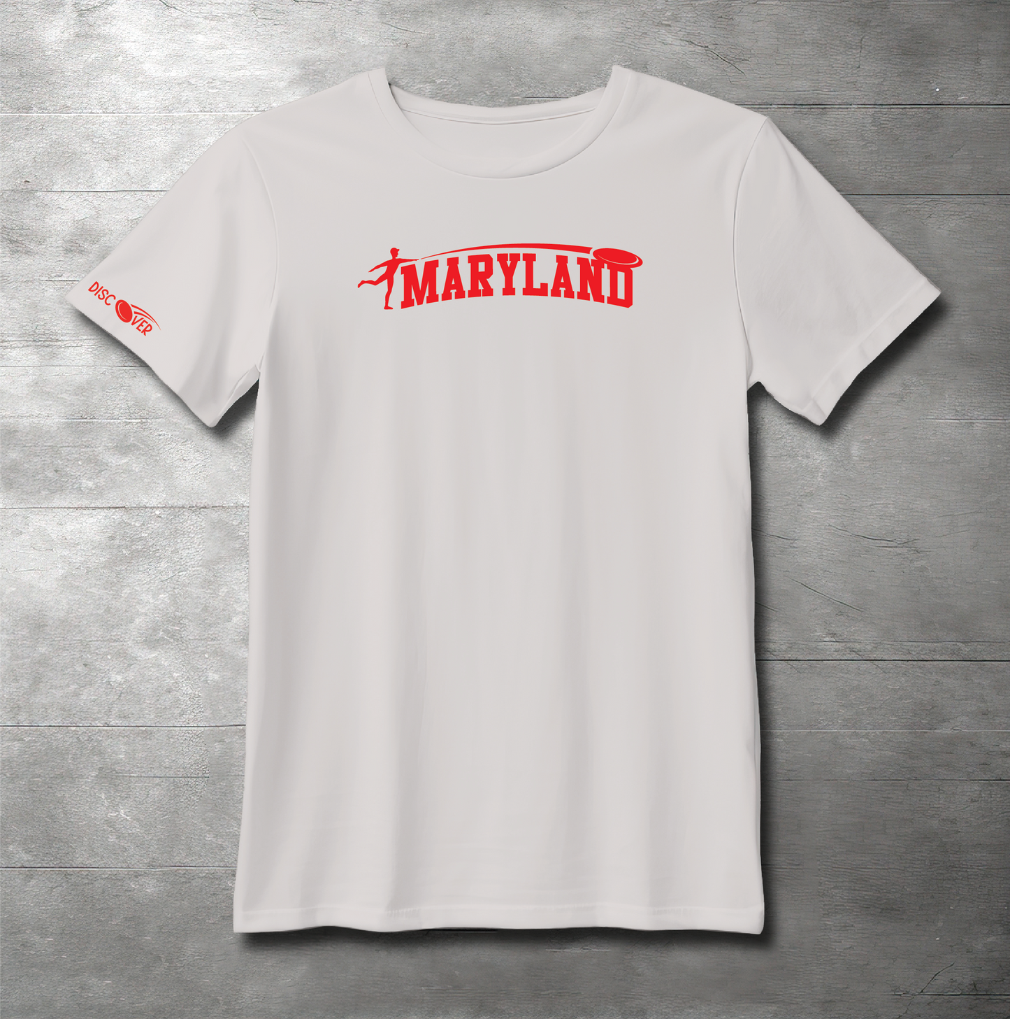 Maryland State Throw Disc Golf T-shirt