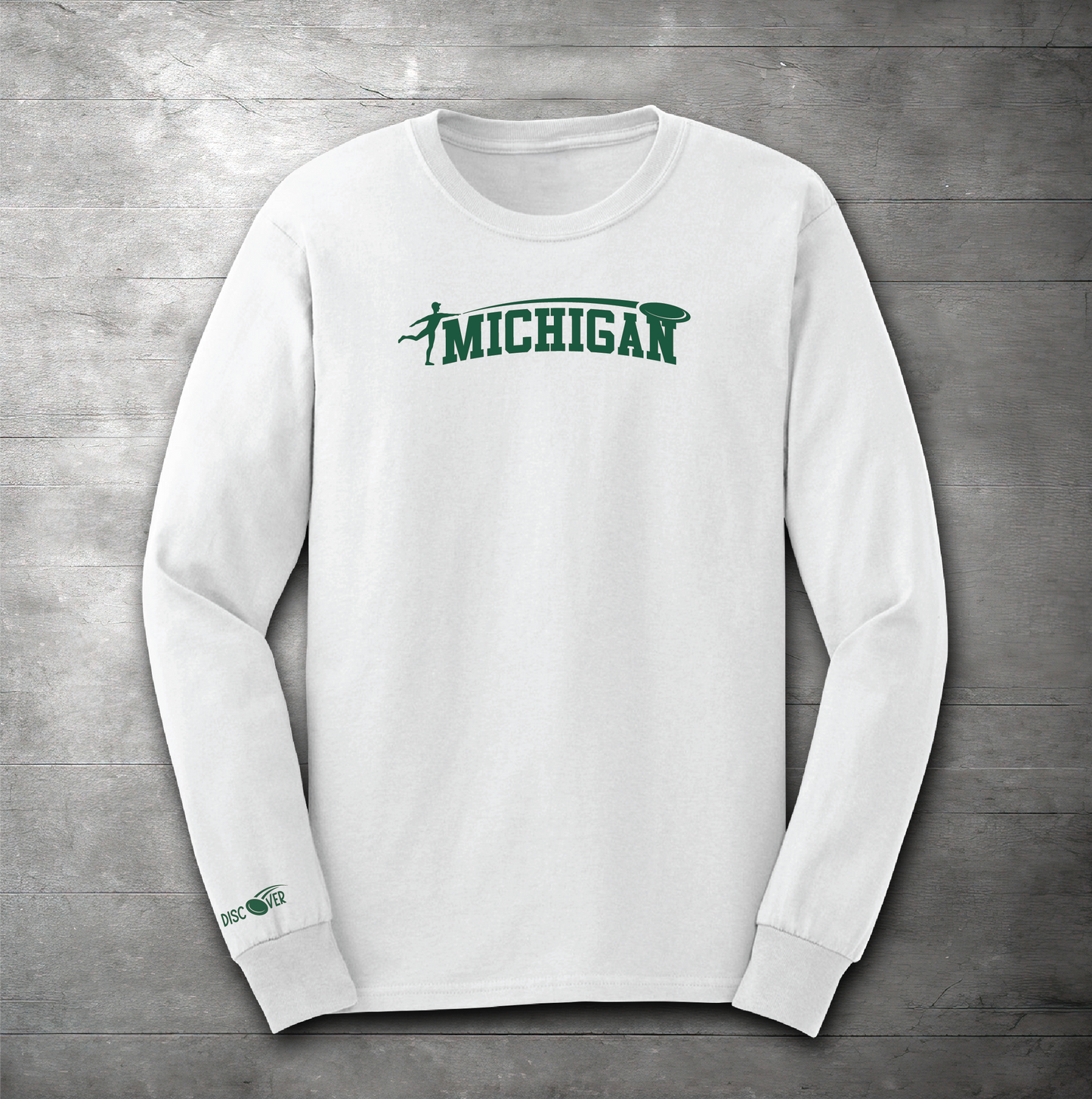 Michigan State Throw Disc Golf Long Sleeve