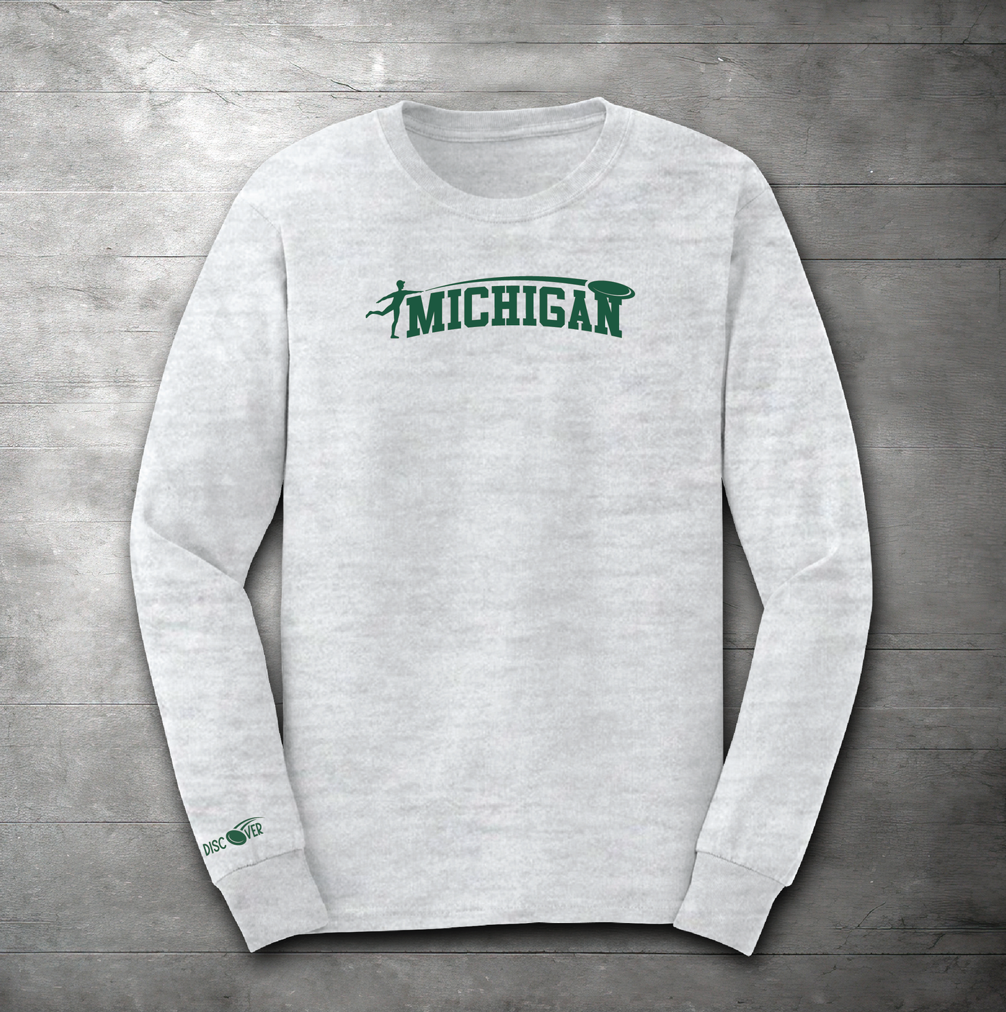 Michigan State Throw Disc Golf Long Sleeve
