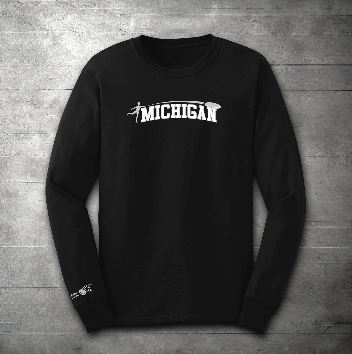 Michigan State Throw Disc Golf Long Sleeve