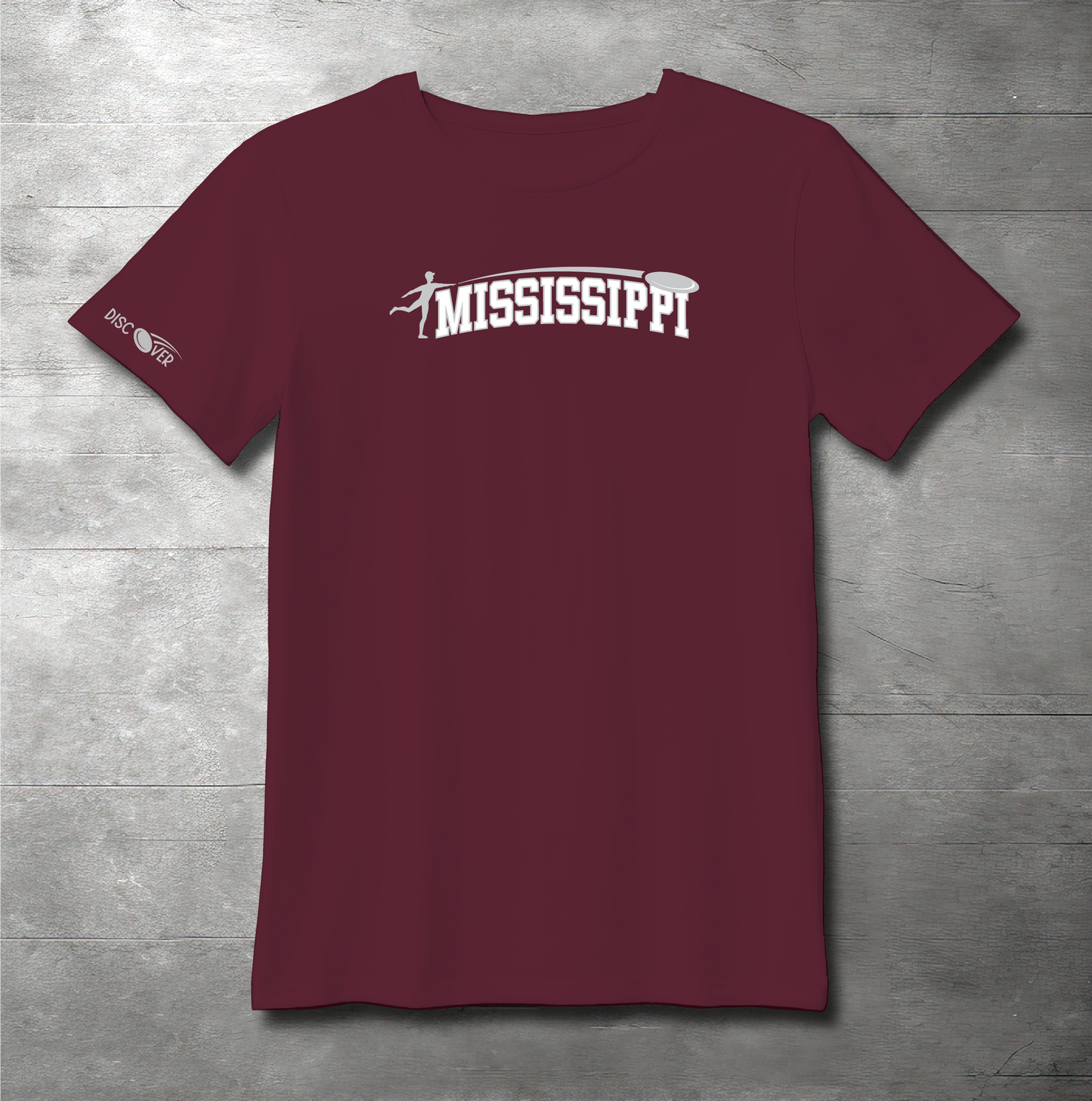 Mississippi State Throw Disc Golf T-shirt