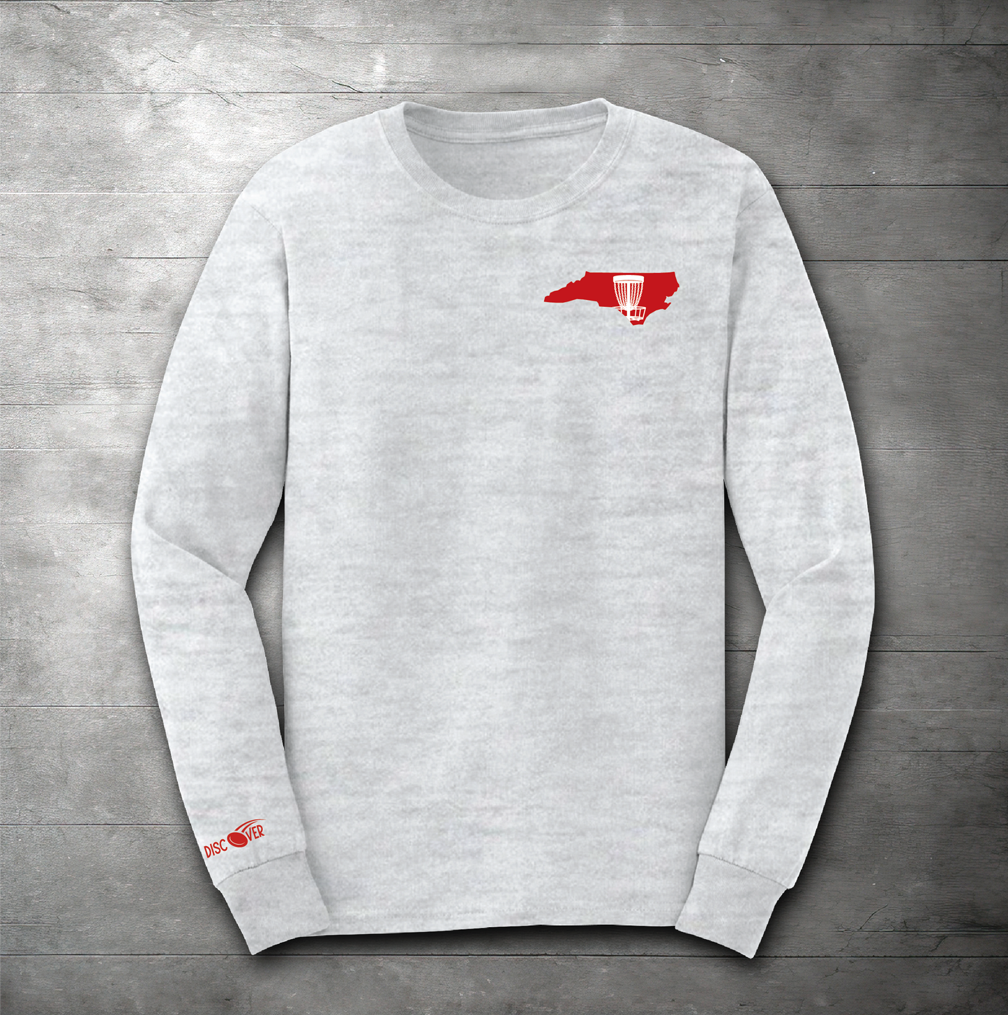 North Carolina State Basket Disc Golf Long Sleeve