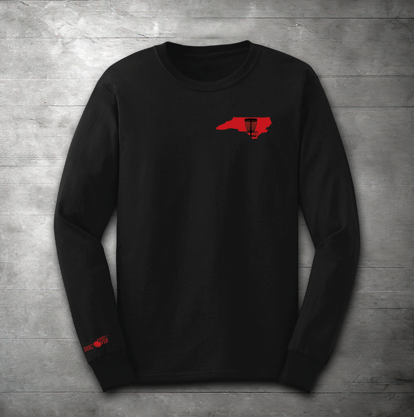 North Carolina State Basket Disc Golf Long Sleeve