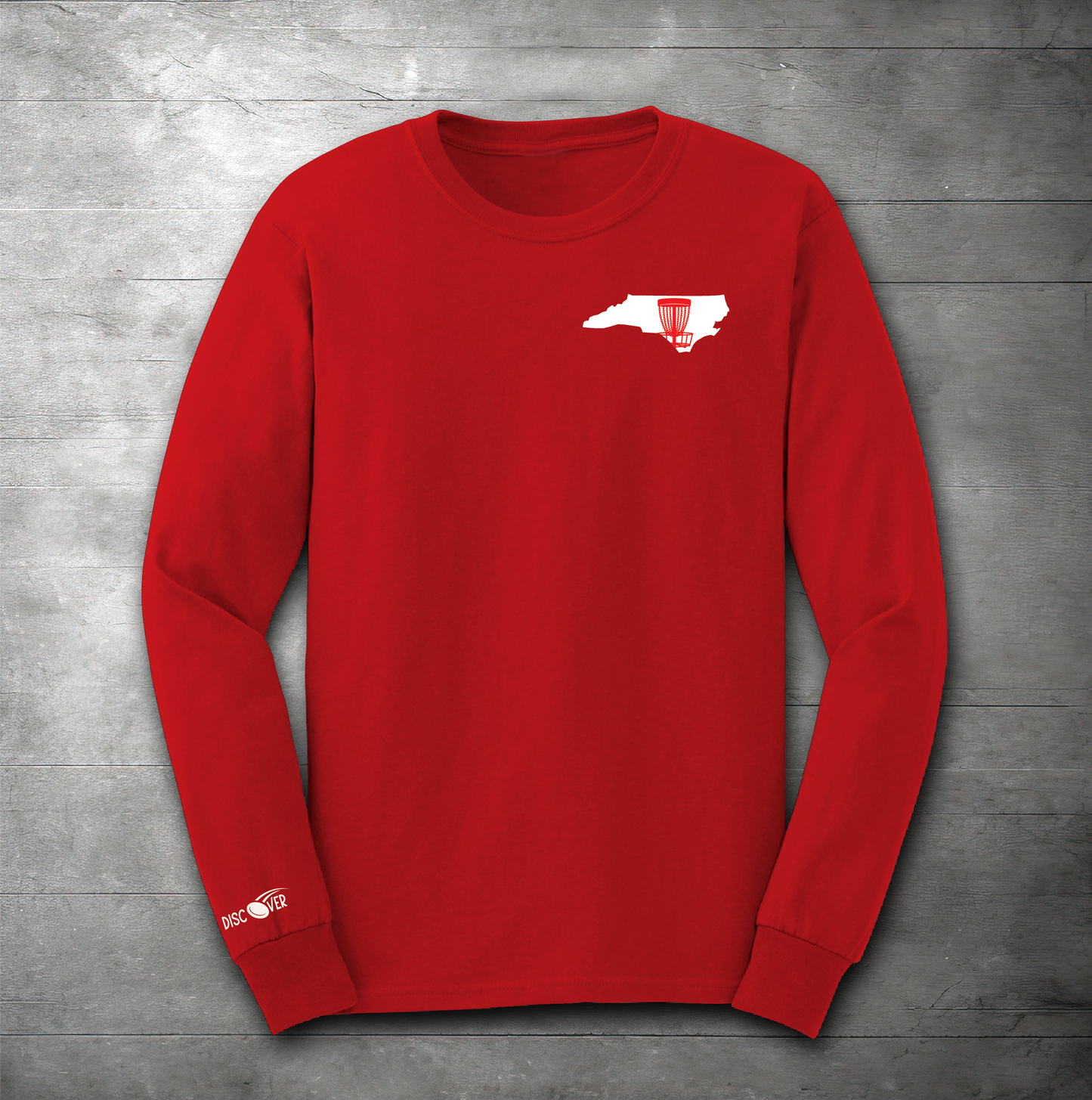 North Carolina State Basket Disc Golf Long Sleeve
