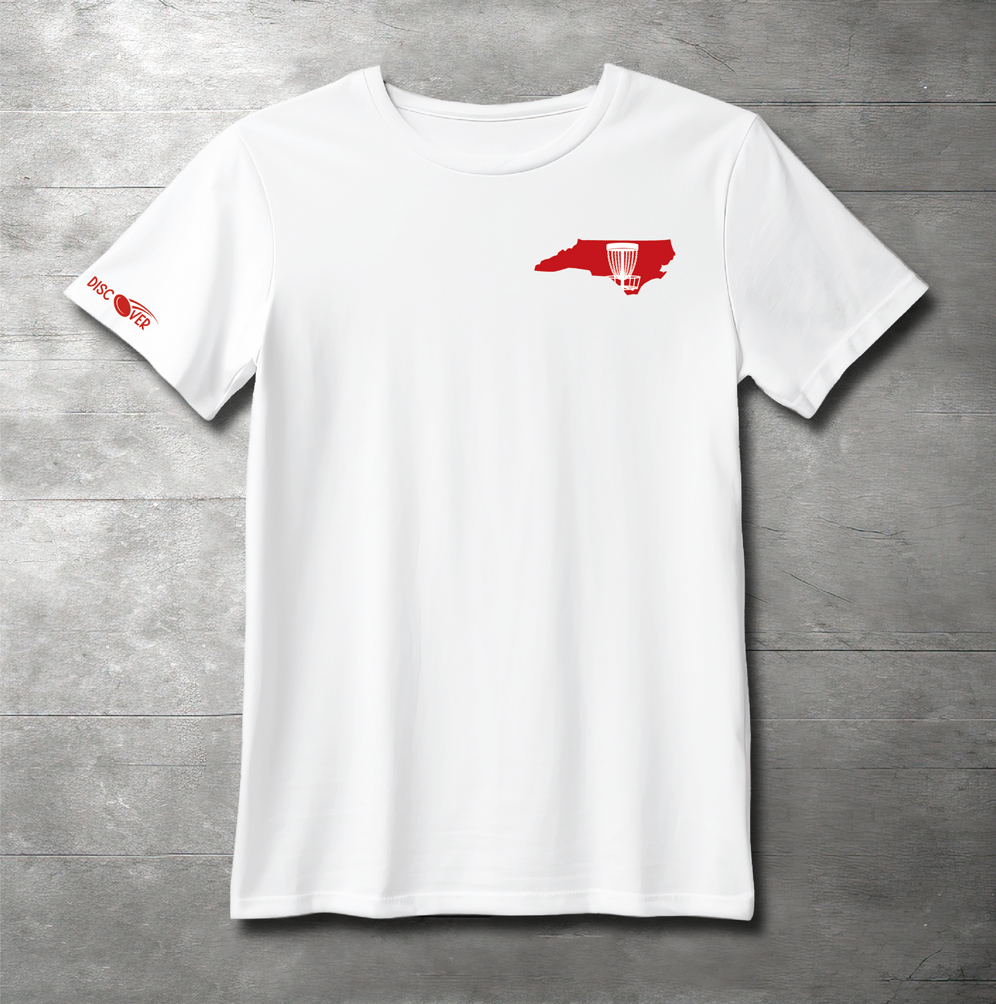 North Carolina State Basket Disc Golf T-shirt