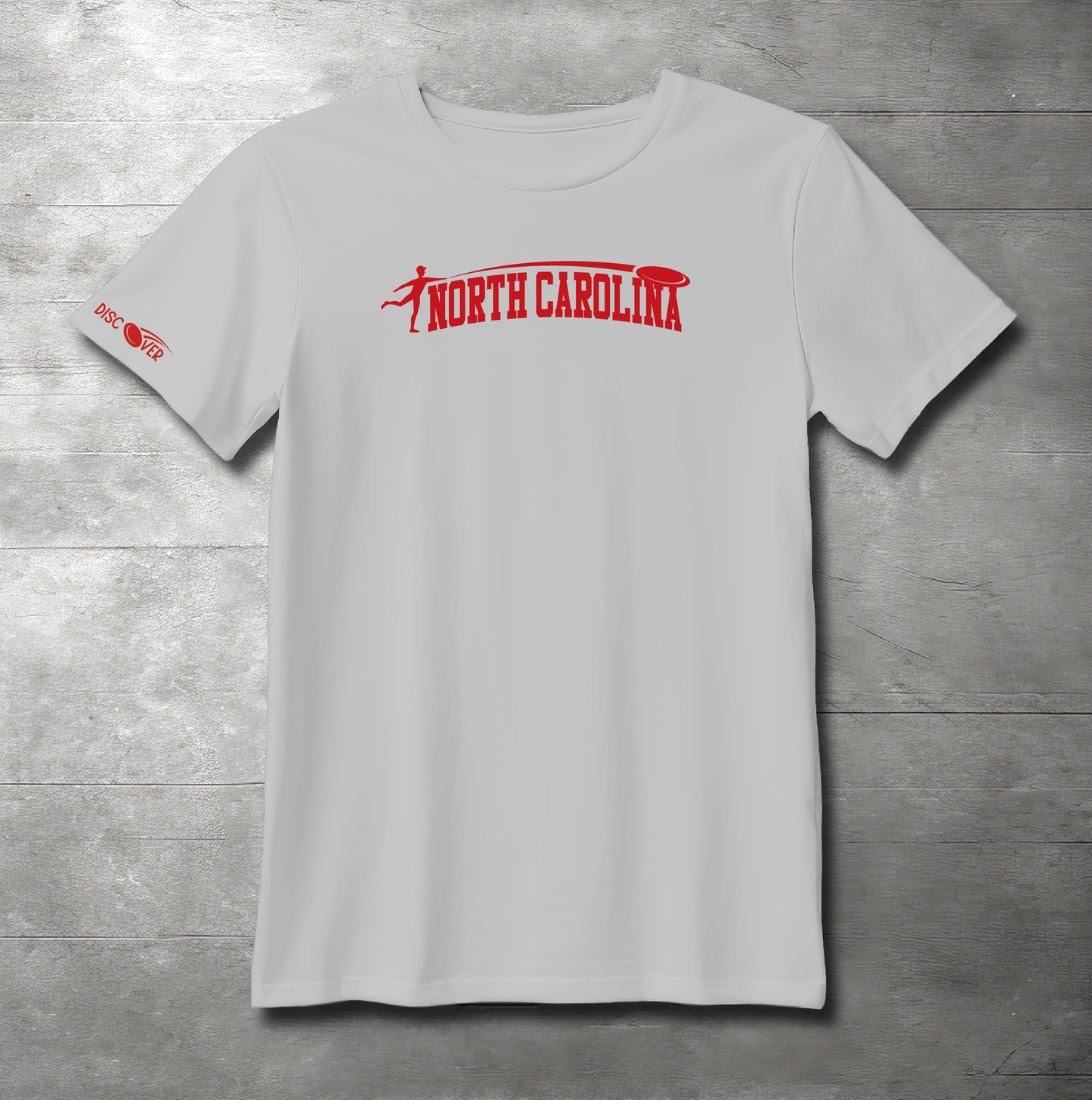 North Carolina State Throw Disc Golf T-shirt