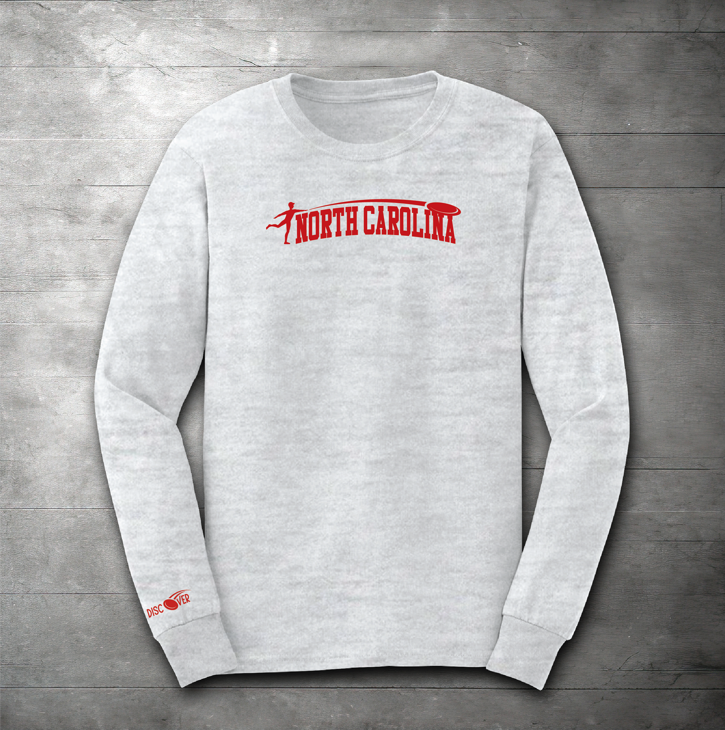 North Carolina State Throw Disc Golf Long Sleeve