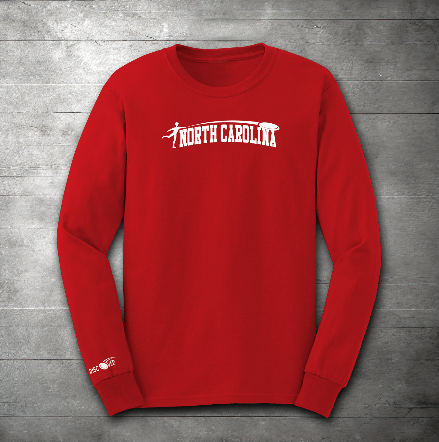 North Carolina State Throw Disc Golf Long Sleeve