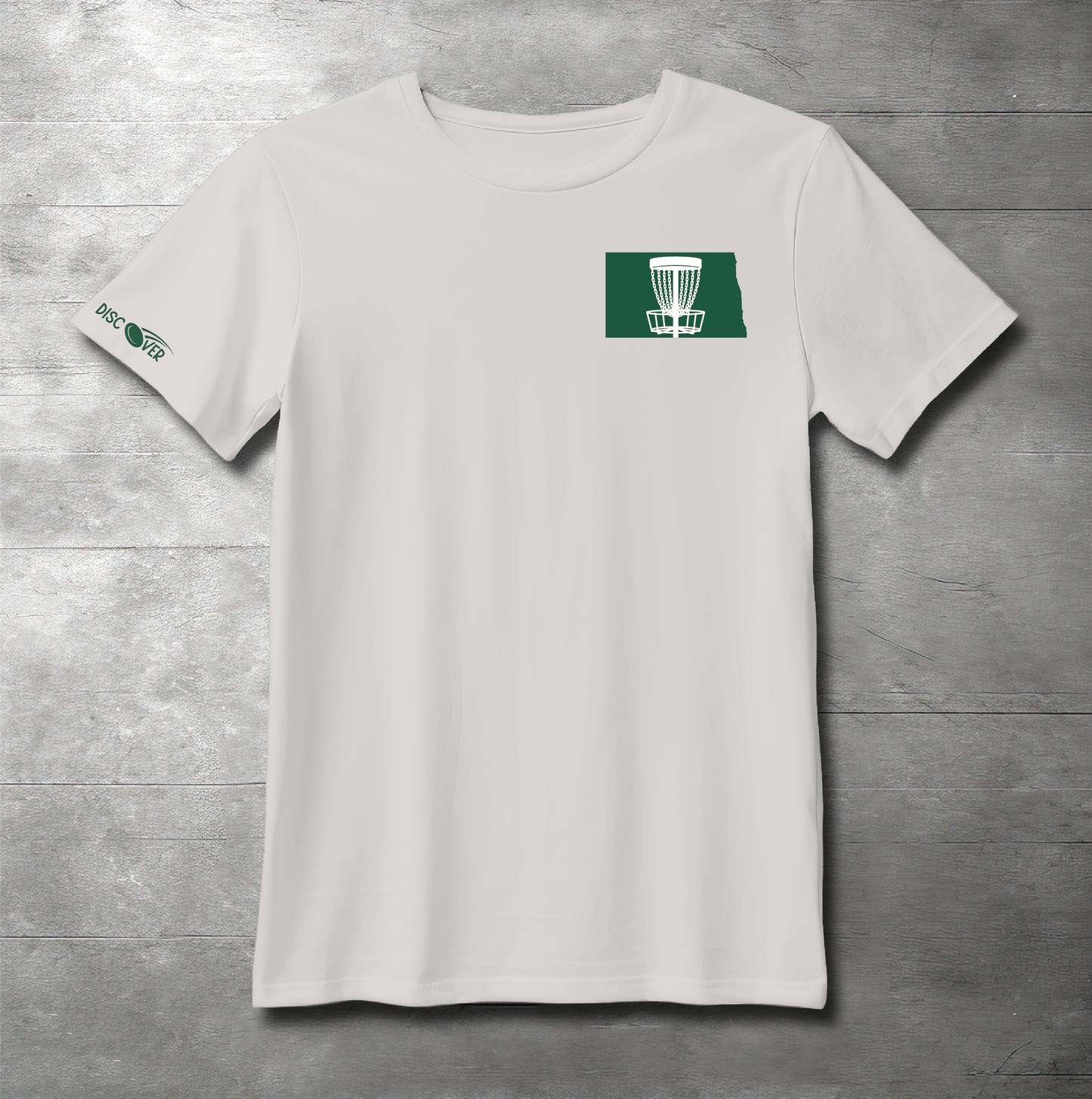 North Dakota State Basket Disc Golf T-shirt