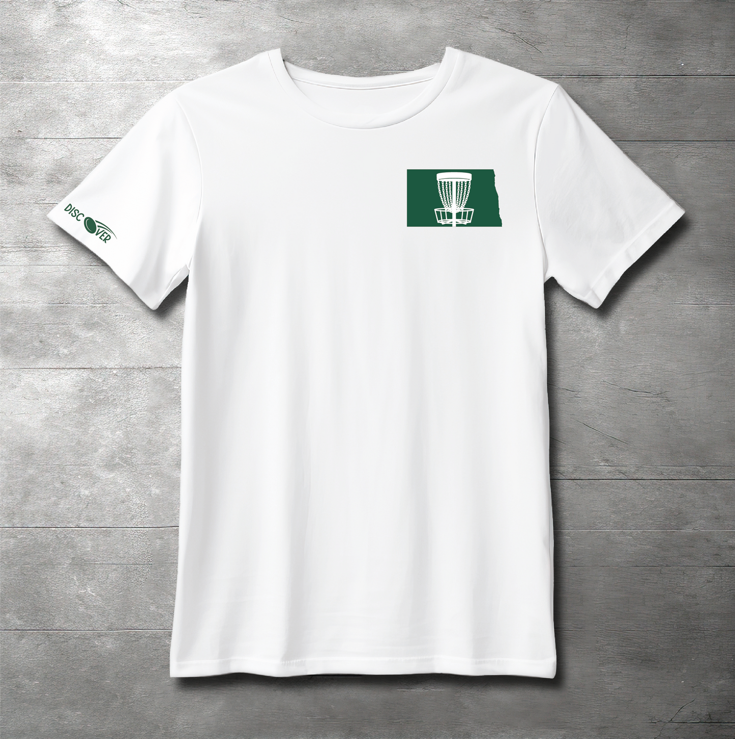 North Dakota State Basket Disc Golf T-shirt