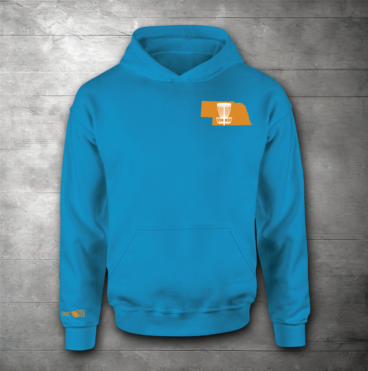 Nebraska State Basket Disc Golf Sweatshirt