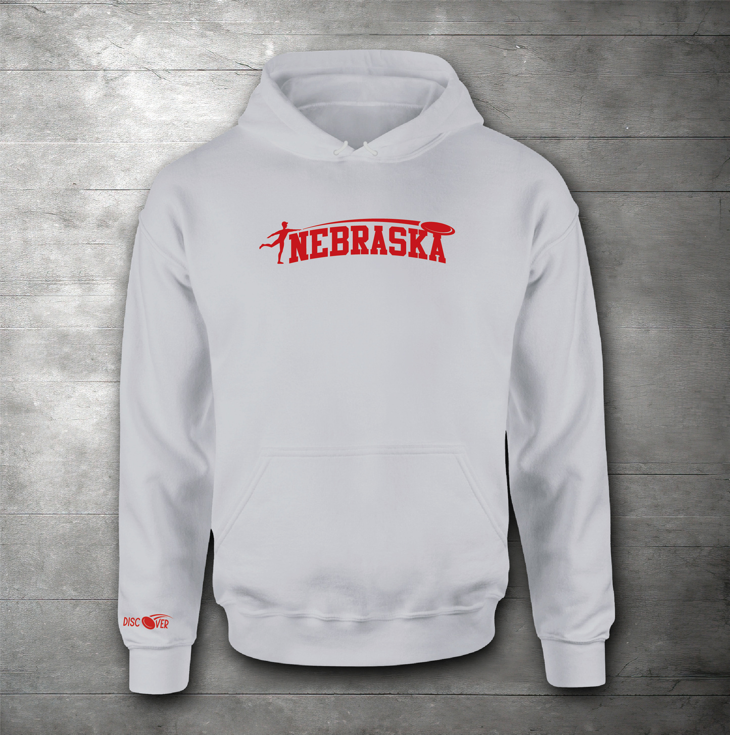 Nebraska State Throw Disc Golf Sweatshirt
