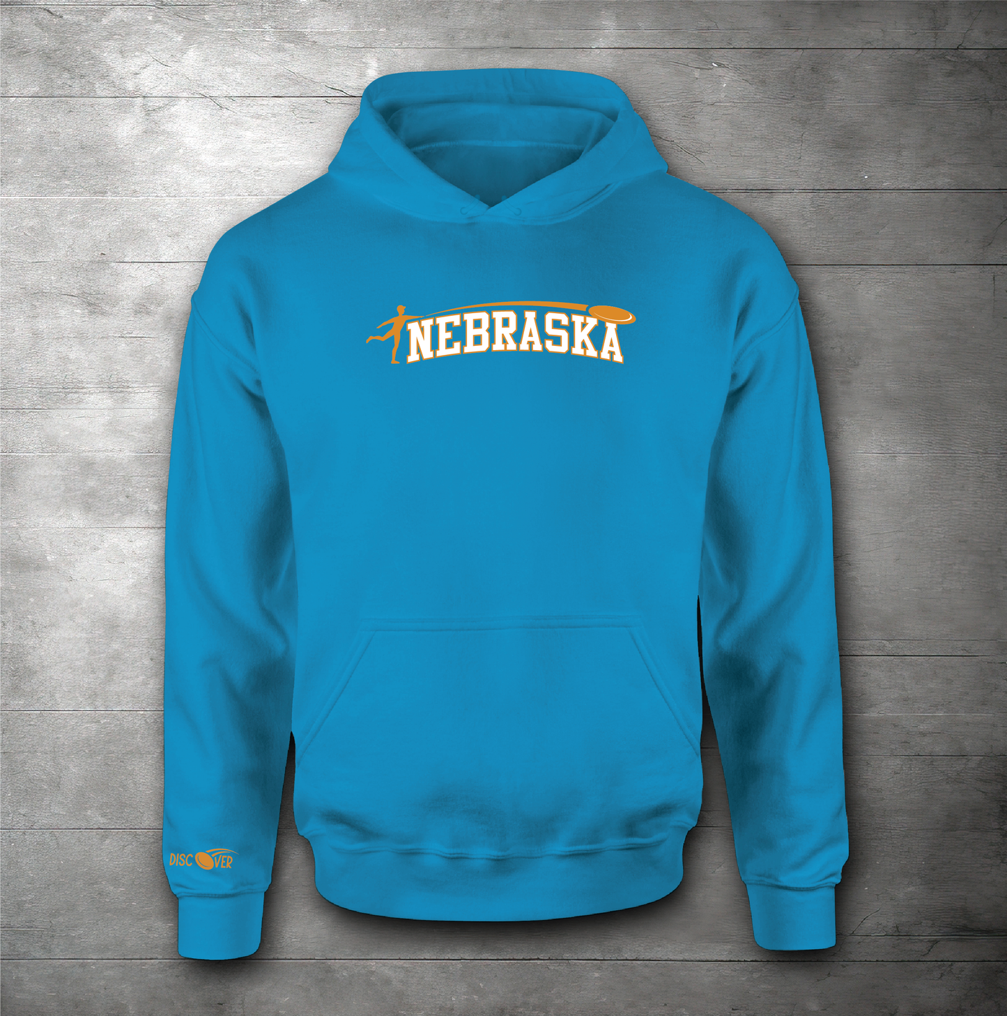 Nebraska State Throw Disc Golf Sweatshirt