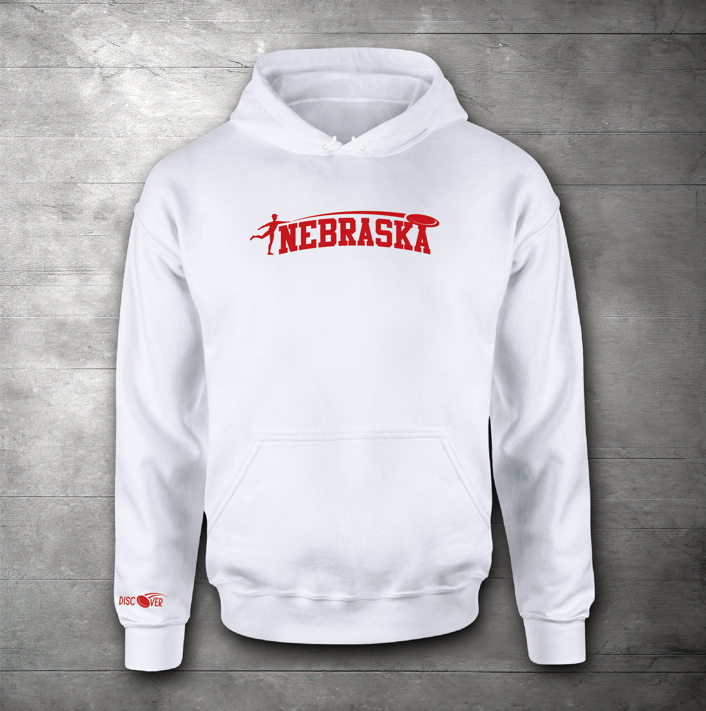 Nebraska State Throw Disc Golf Sweatshirt