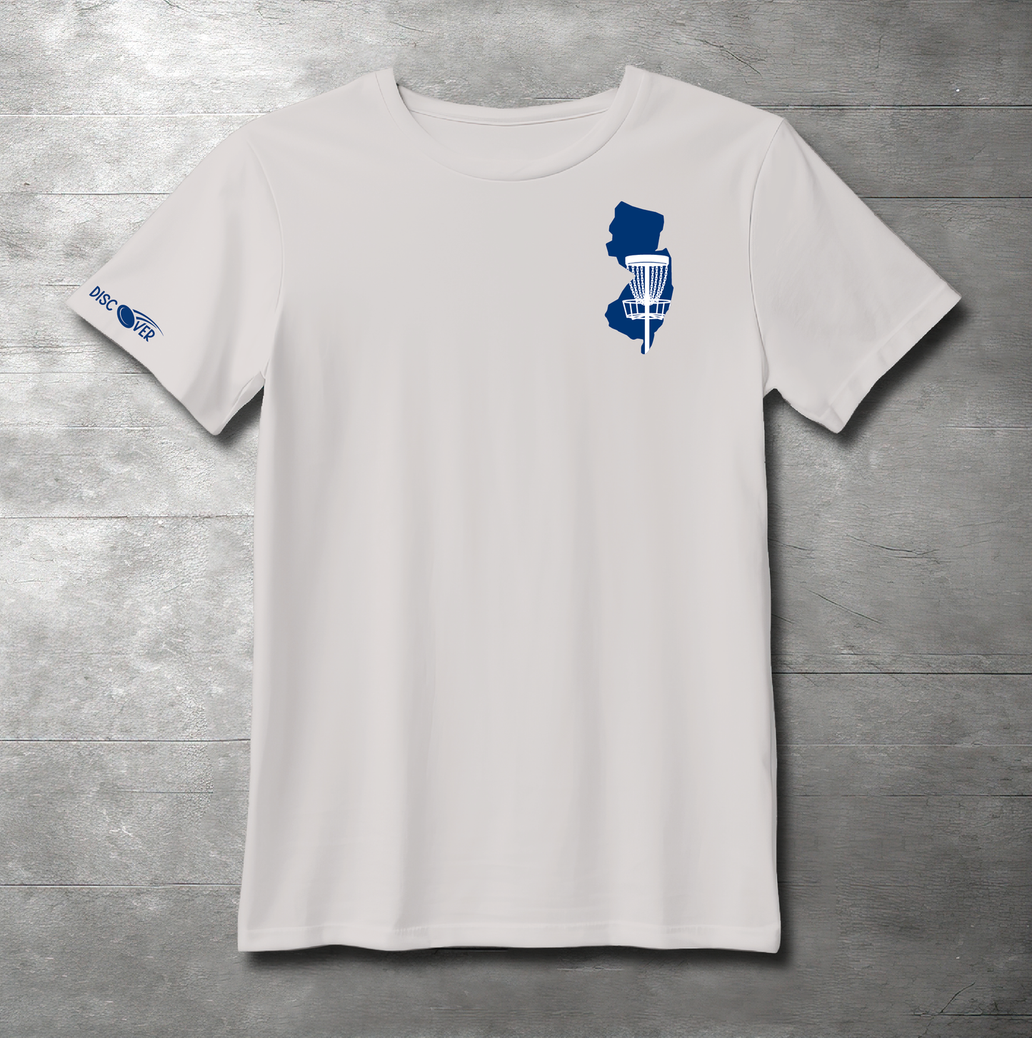 New Jersey State Basket Disc Golf T-shirt