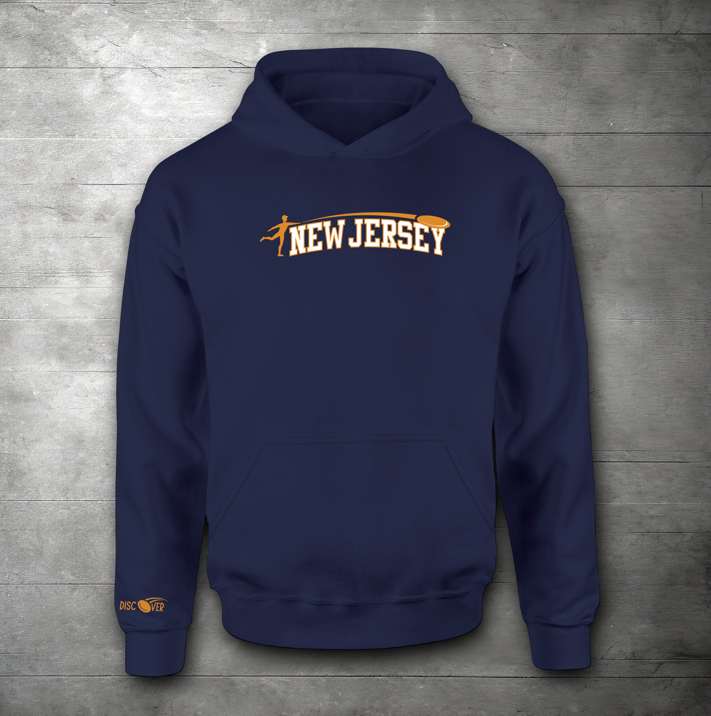 New Jersey State Throw Disc Golf Sweatshirt