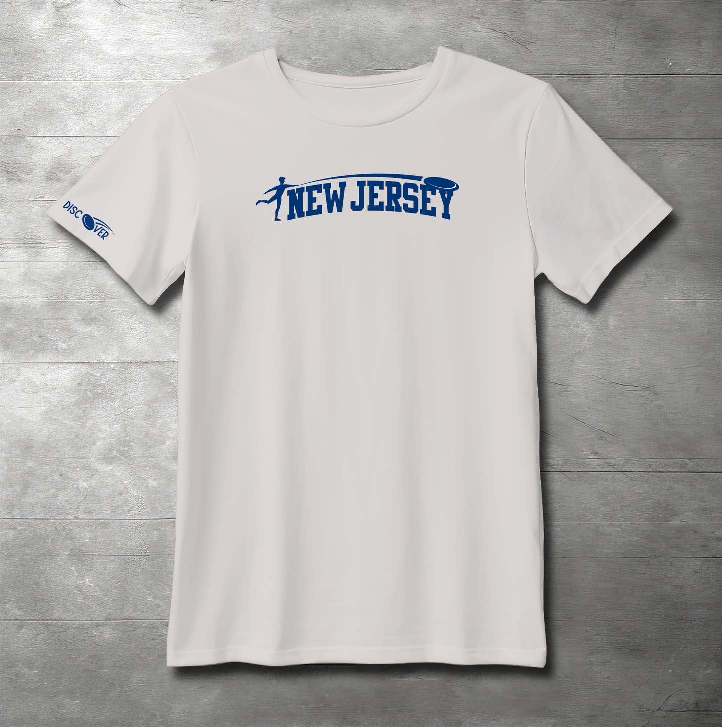New Jersey State Throw Disc Golf T-shirt