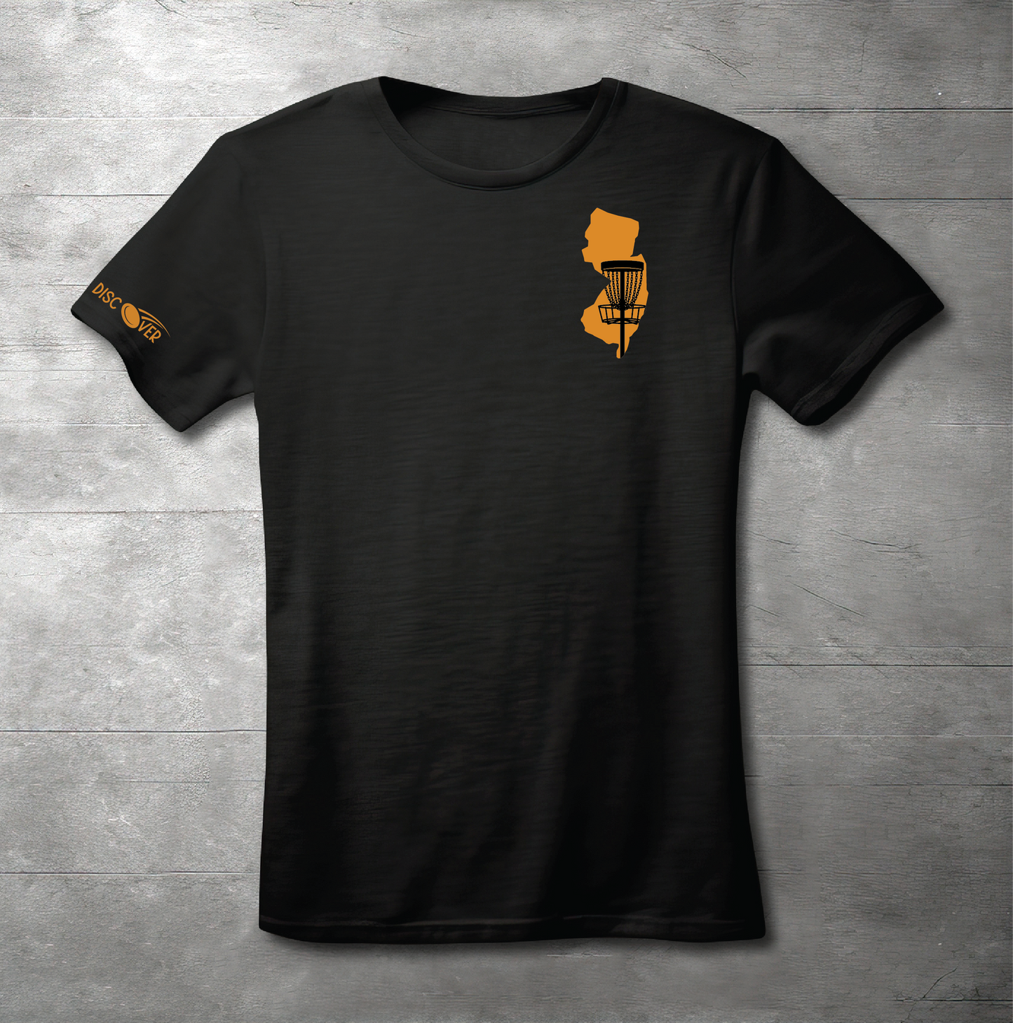 New Jersey State Basket Disc Golf T-shirt