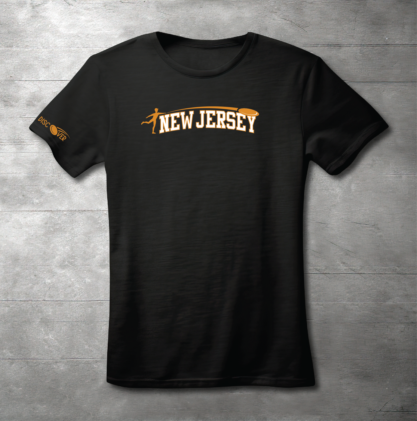 New Jersey State Throw Disc Golf T-shirt