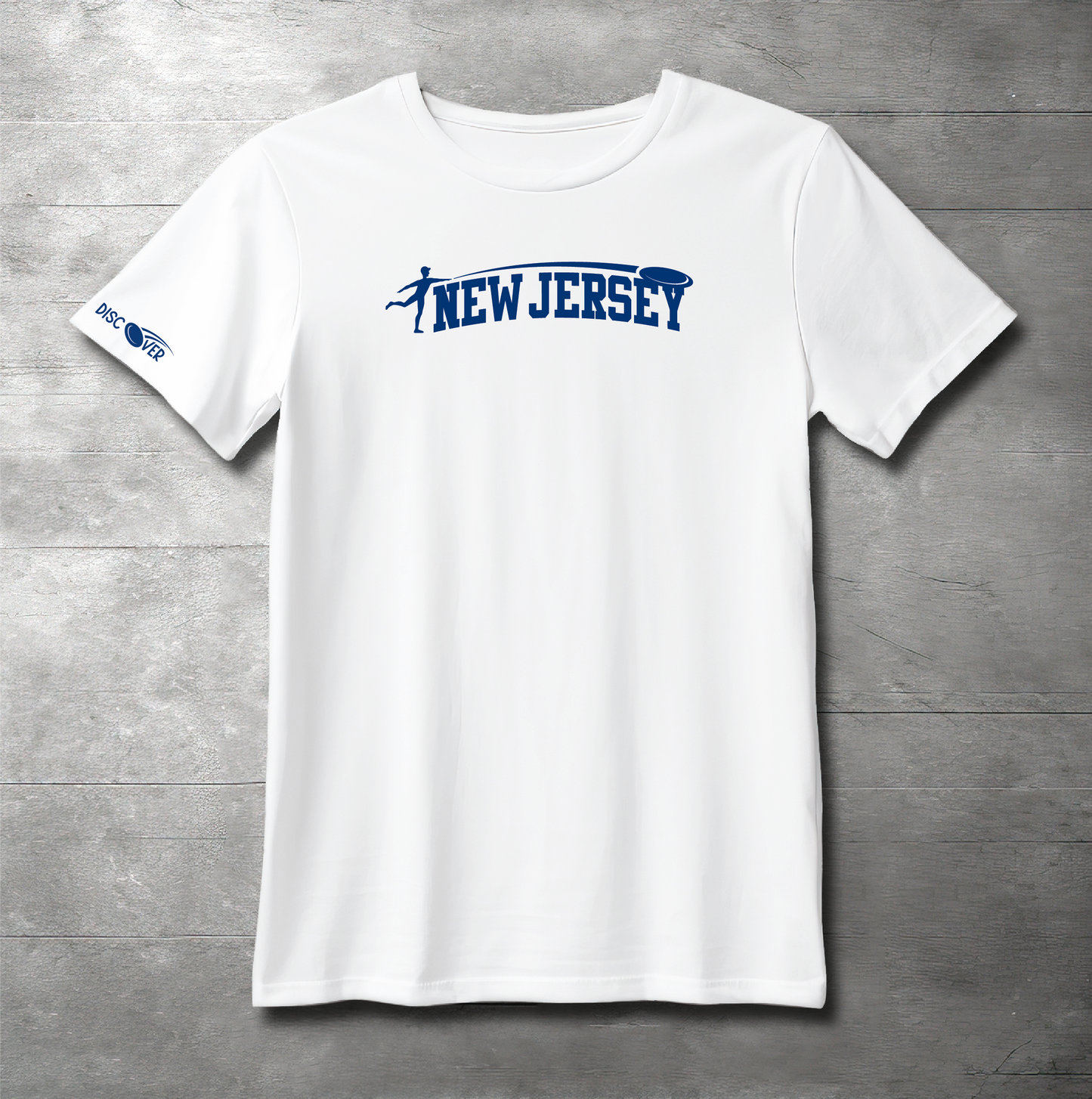 New Jersey State Throw Disc Golf T-shirt