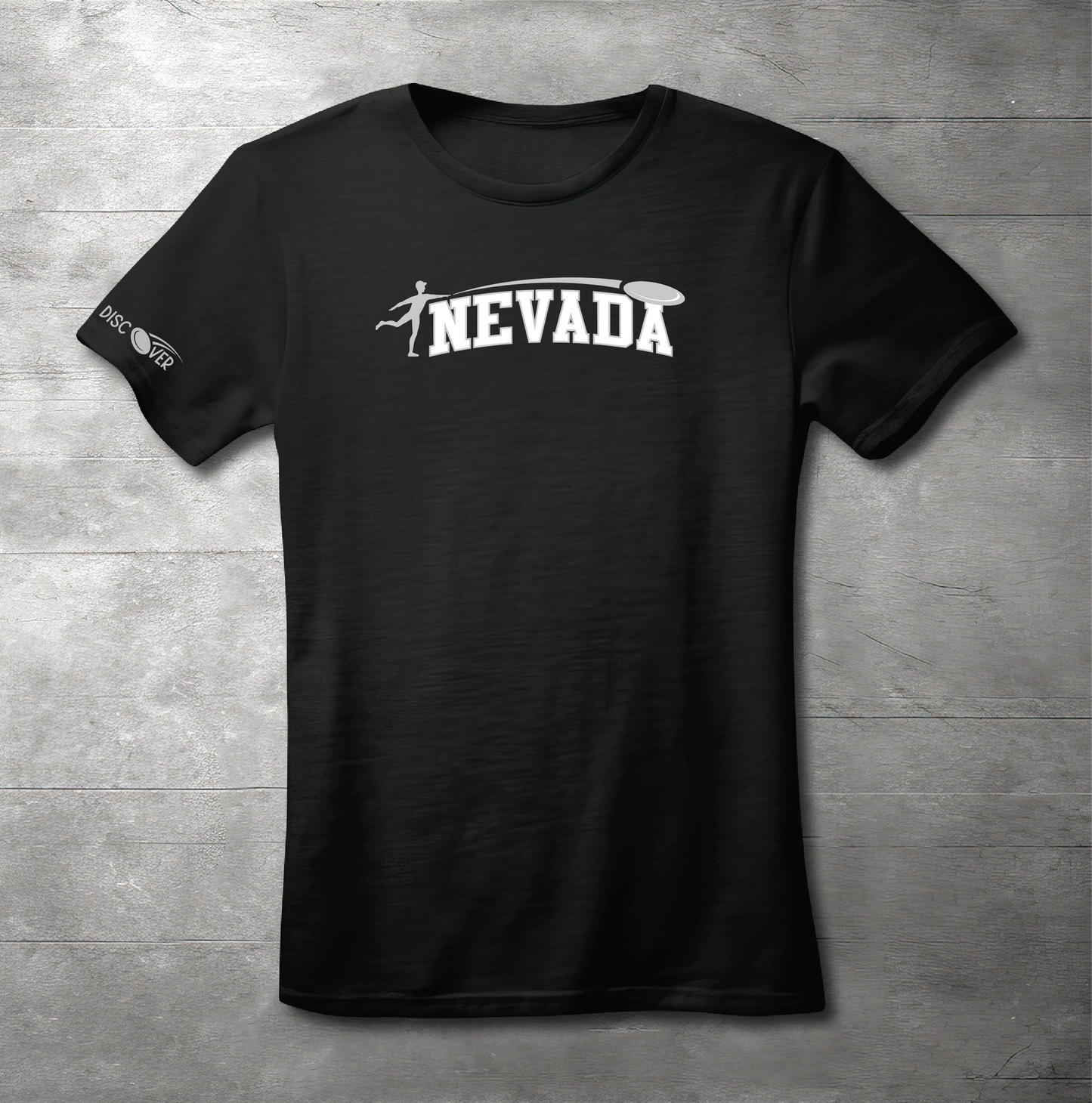 Nevada State Throw Disc Golf T-shirt