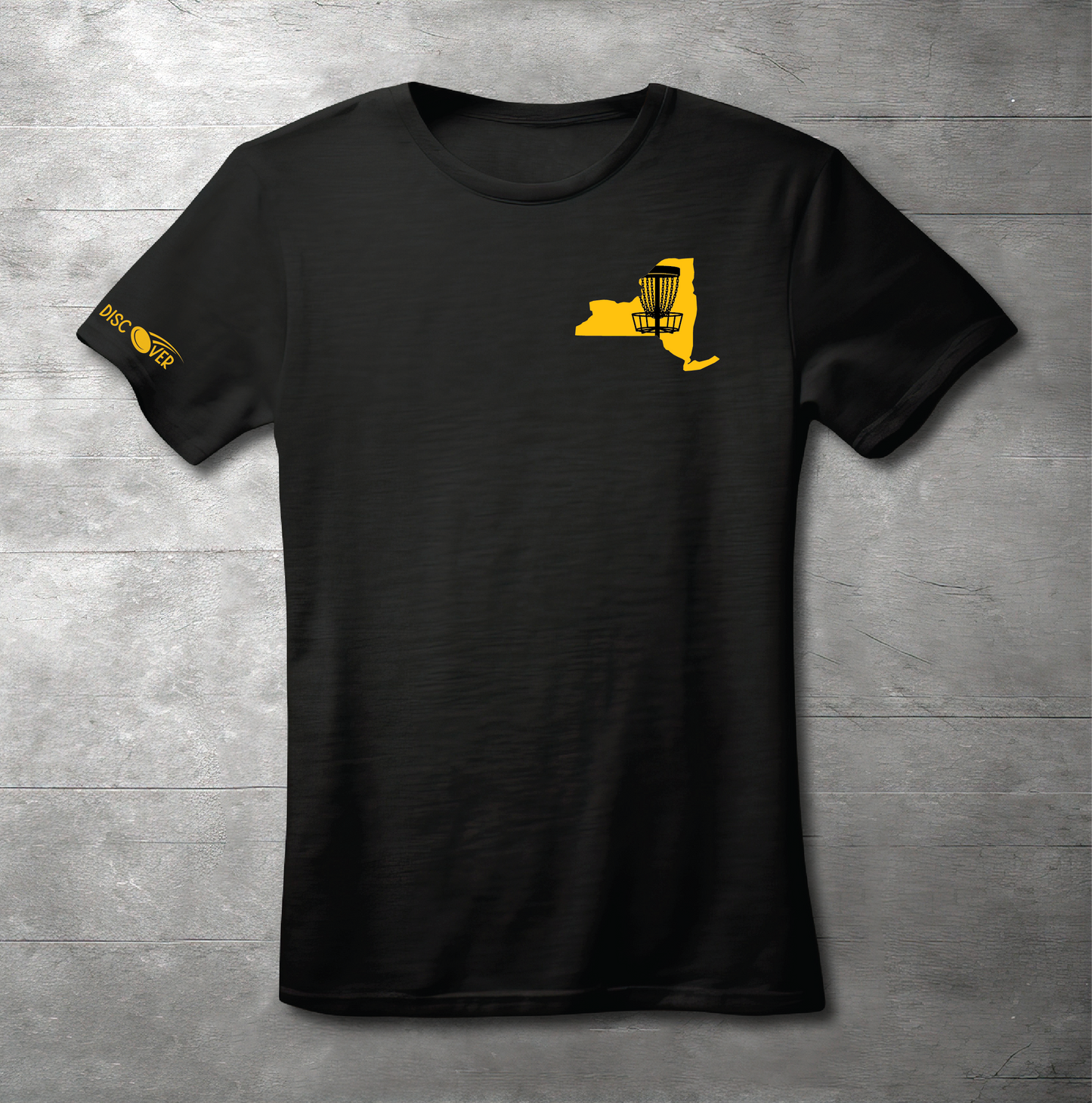 New York State Basket Disc Golf T-shirt