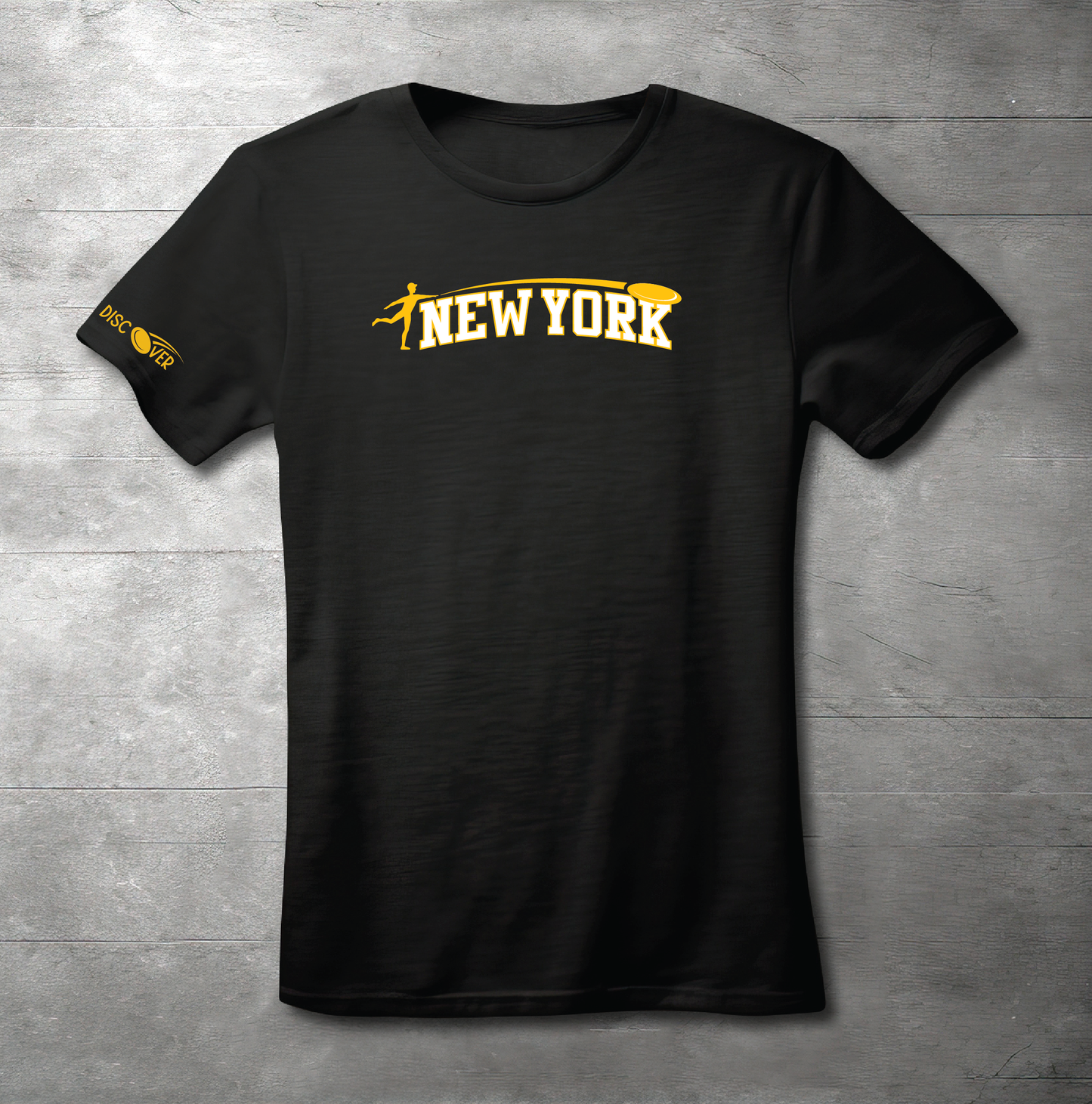 New York State Throw Disc Golf T-shirt
