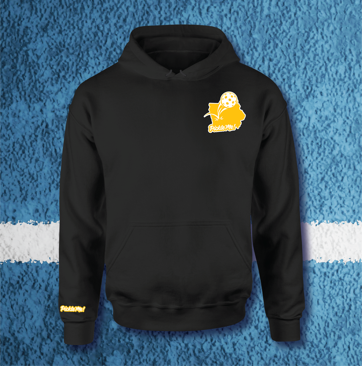 Pickle Me Iowa Black Sweatshirt