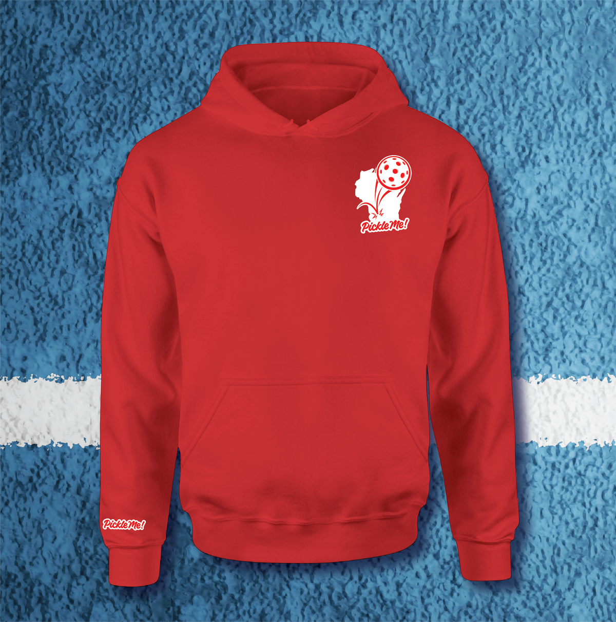 Pickle Me Wisconsin Red Sweatshirt