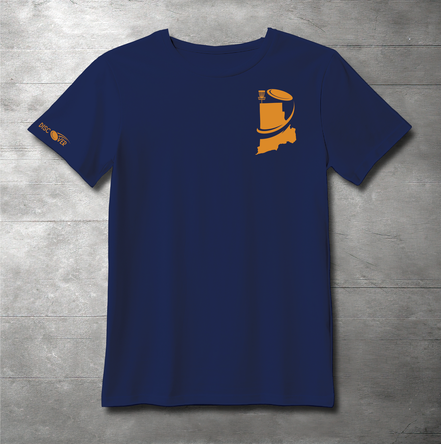 Rhode Island State Disc Golf T-shirt