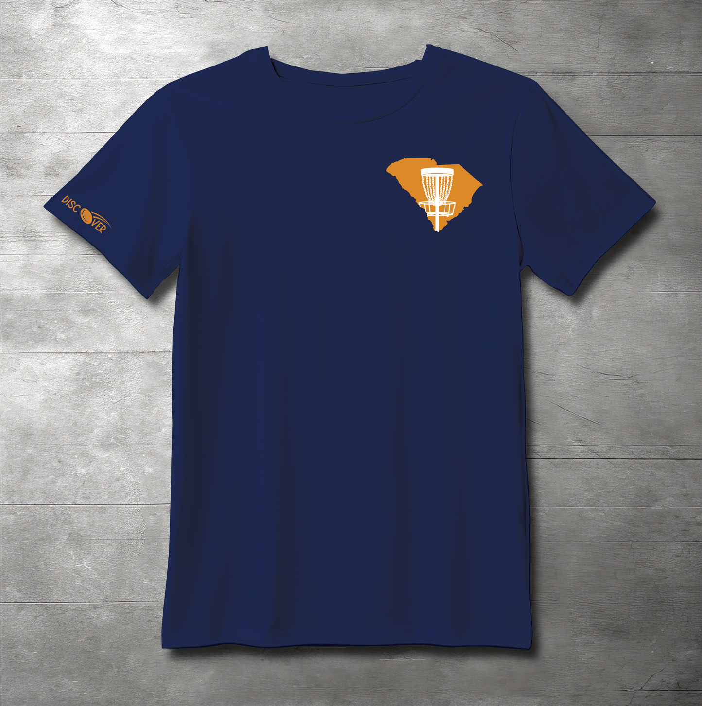 South Carolina State Basket Disc Golf T-shirt