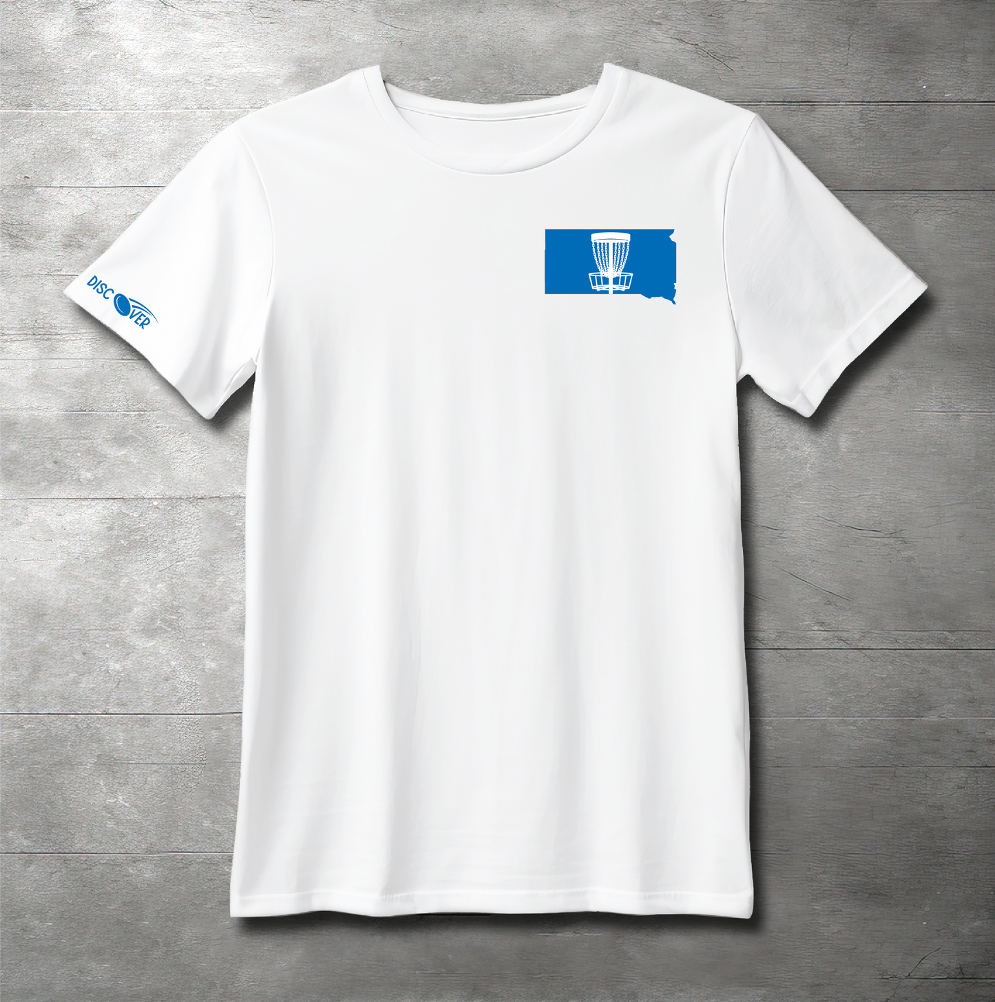 South Dakota State Basket Disc Golf T-shirt